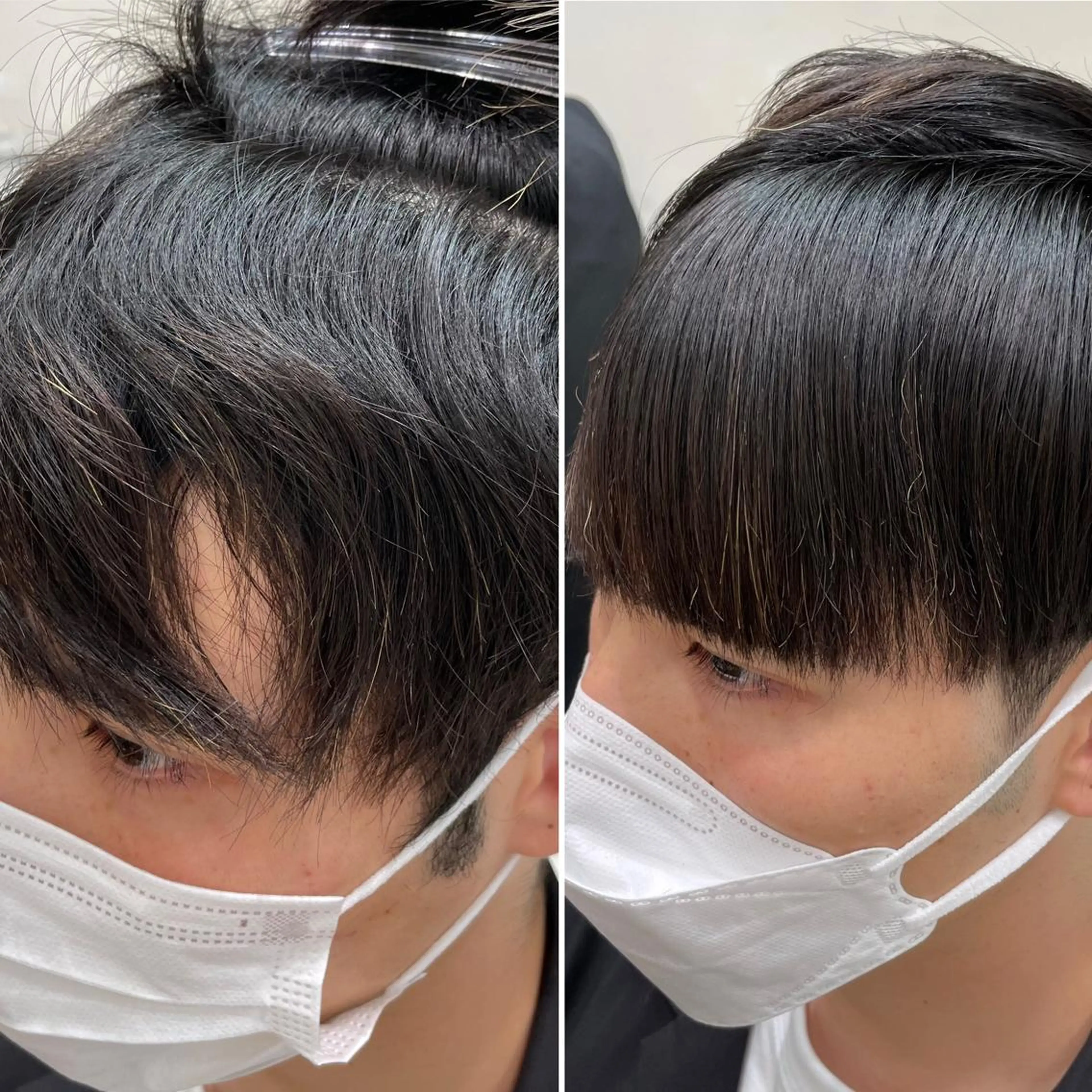 ショート パーマ メンズ カット 縮毛矯正 【メンズ縮毛矯正】 田中秀斗のヘアスタイル