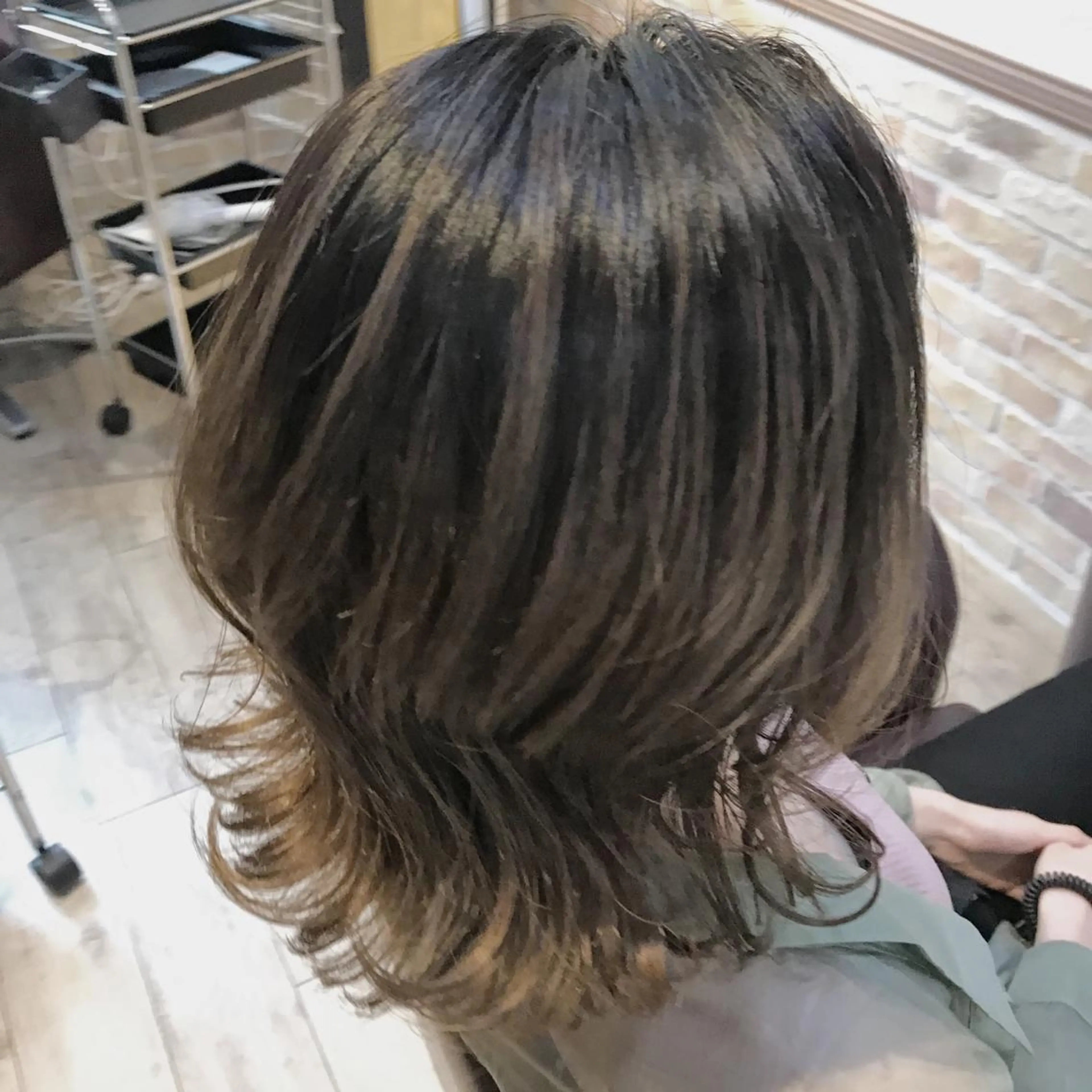 ミディアム レイヤーカット カット ヘアカラー トリートメント 所渉/韓国レイヤー /ウルフカットのヘアスタイル