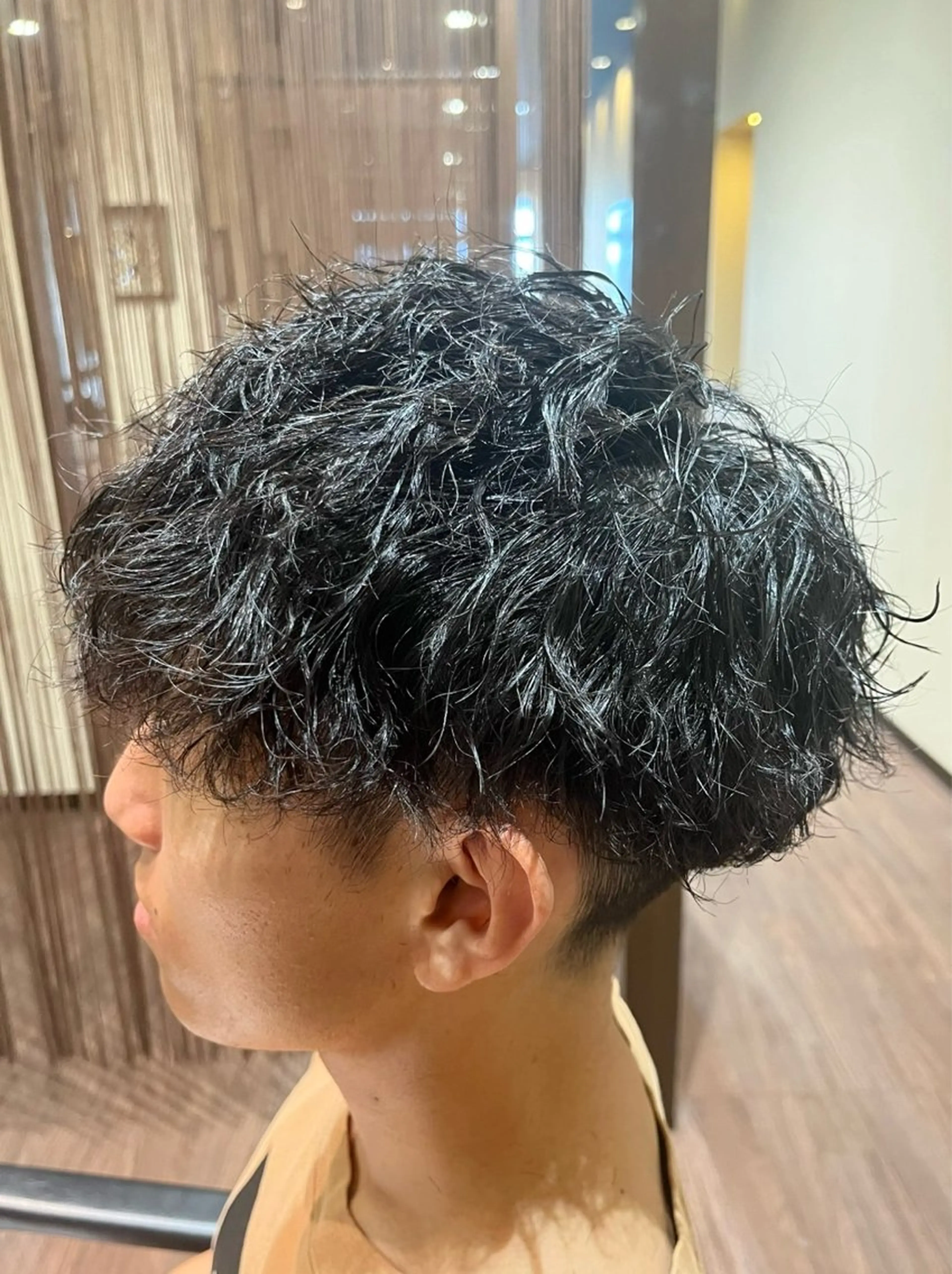 パーマ メンズ 北原 靖仁のヘアスタイル