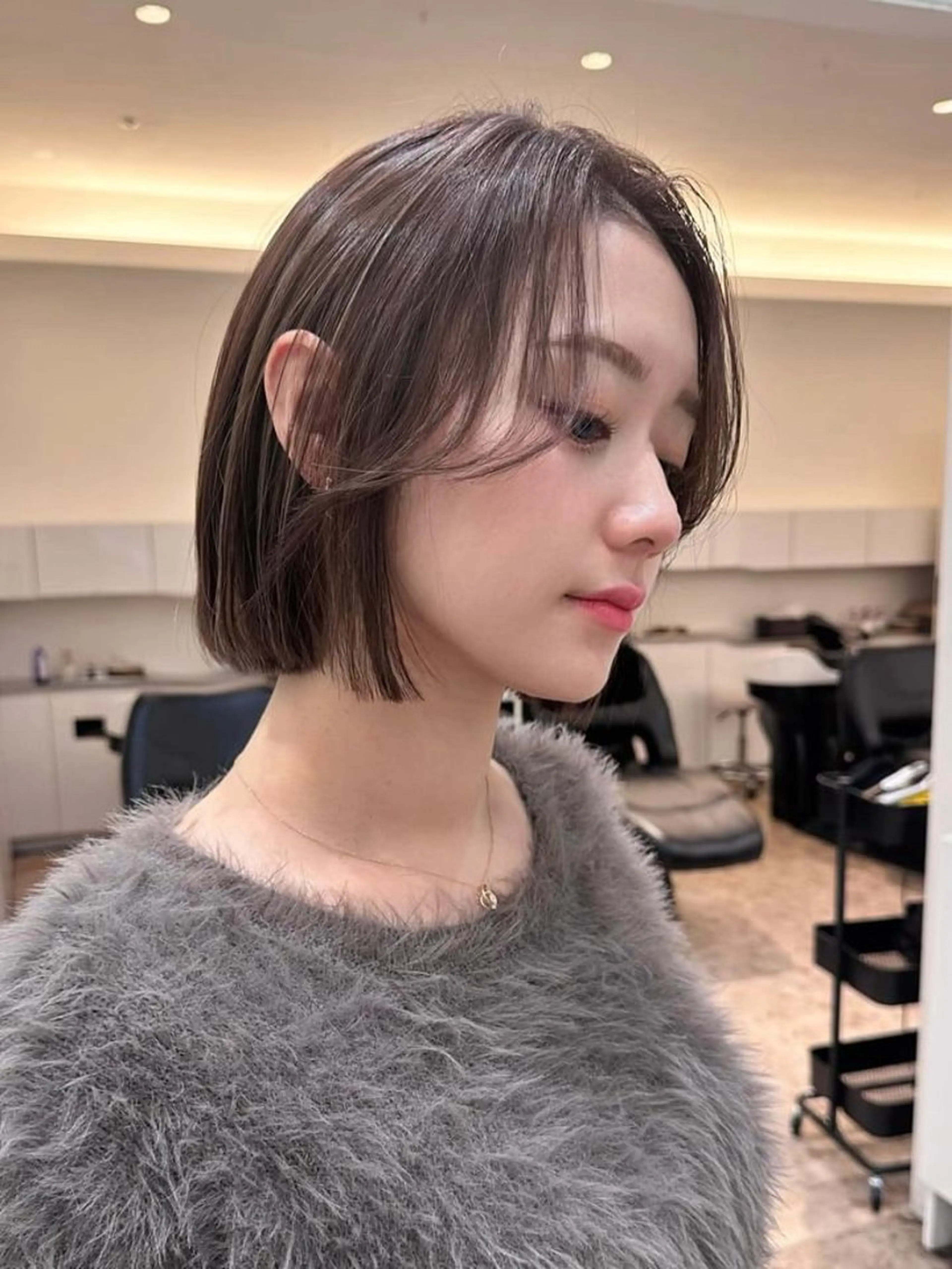 ミディアム むっち〜/ケアカラー /似合わせcutのヘアスタイル