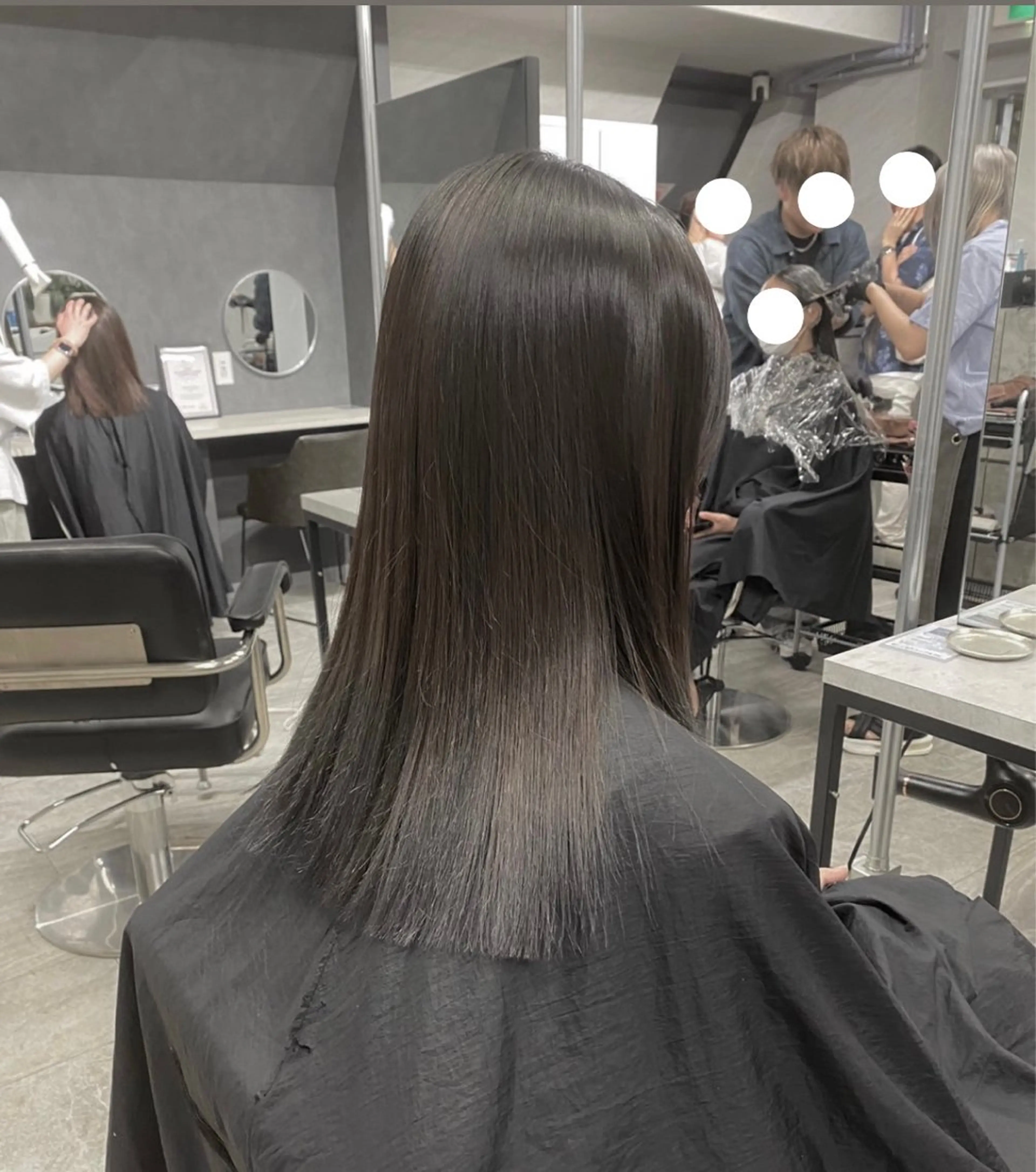 ミディアム カラー ブリーチ グラデーションカラー 💫siesta ・スズノ🐈💫のヘアスタイル