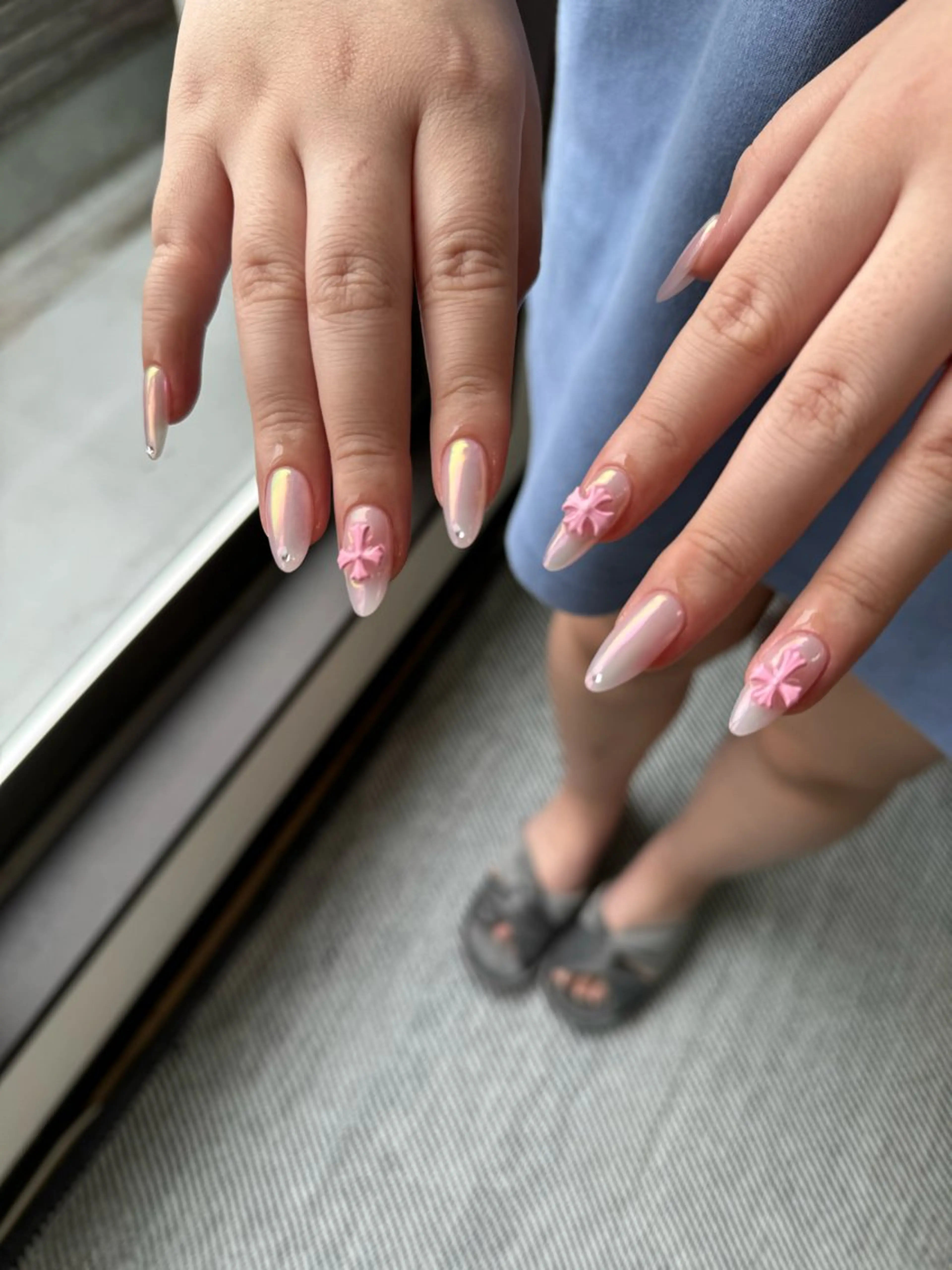 ネイル ミラーネイル ハンドネイル lune nail_2017のその他イメージ