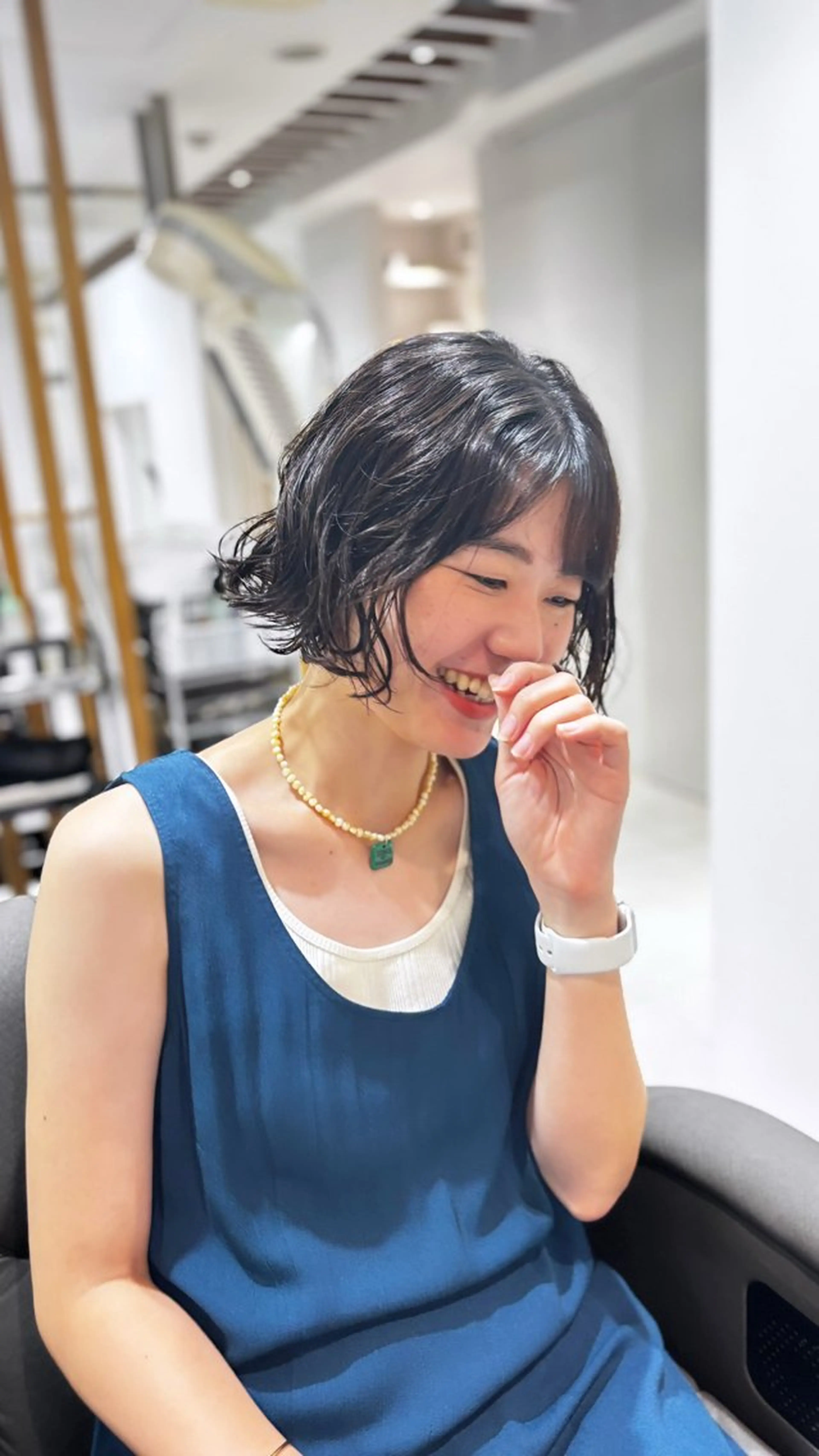 ショート カット パーマ 白土 さくらのヘアスタイル