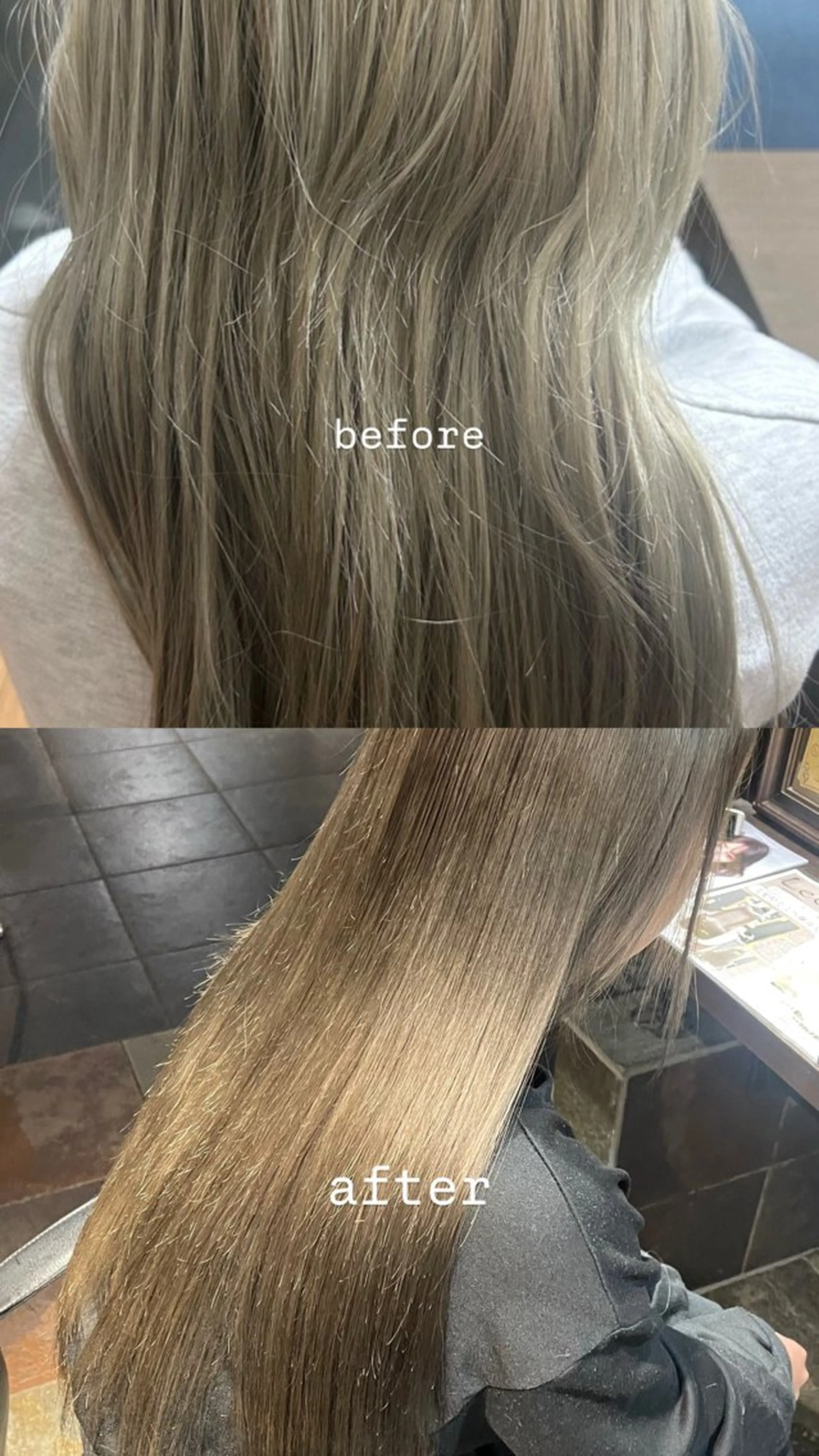 ロング ヘアカラー ズシ ヒカルのヘアスタイル