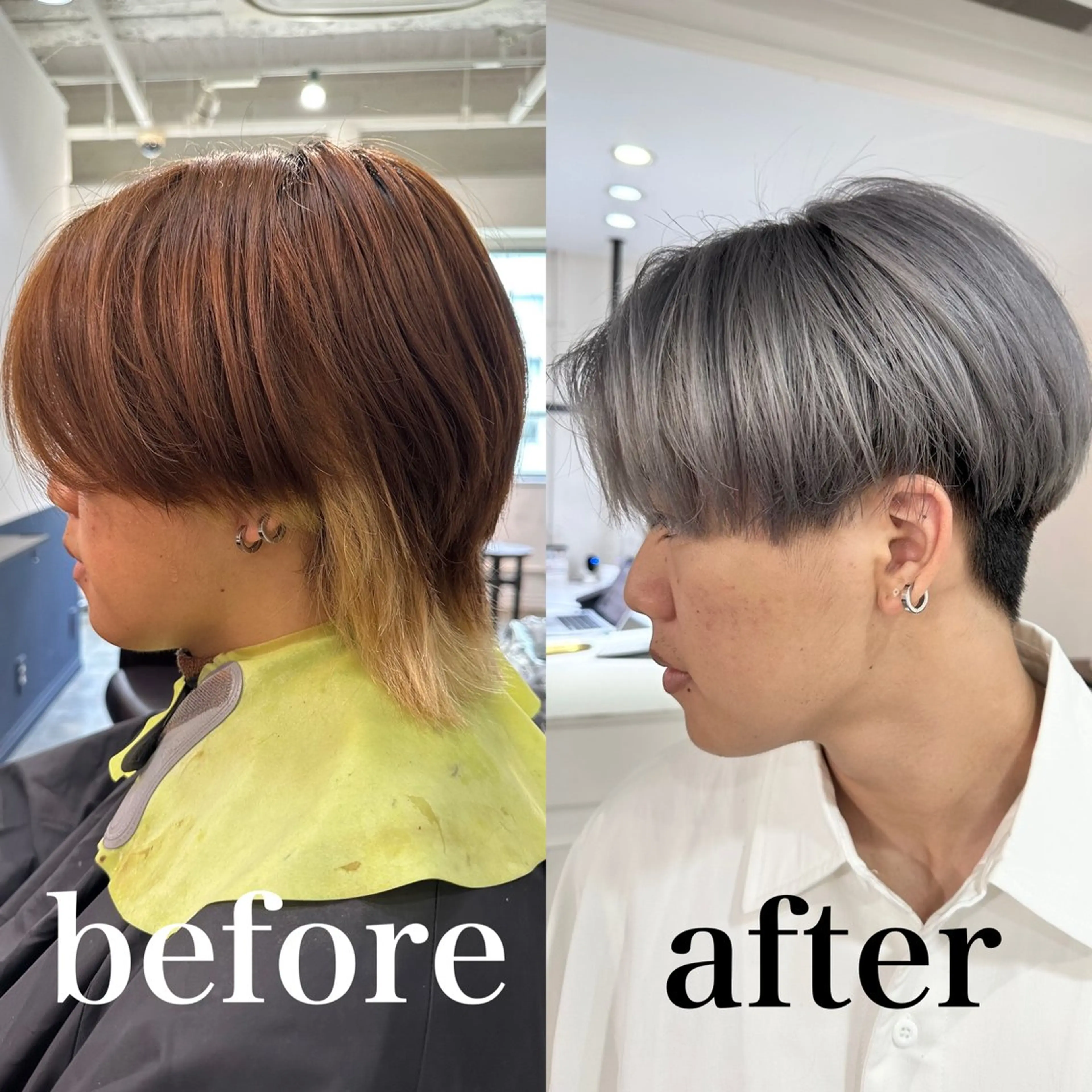 カラー メンズ 【バレイヤージュ】 kentoのヘアスタイル