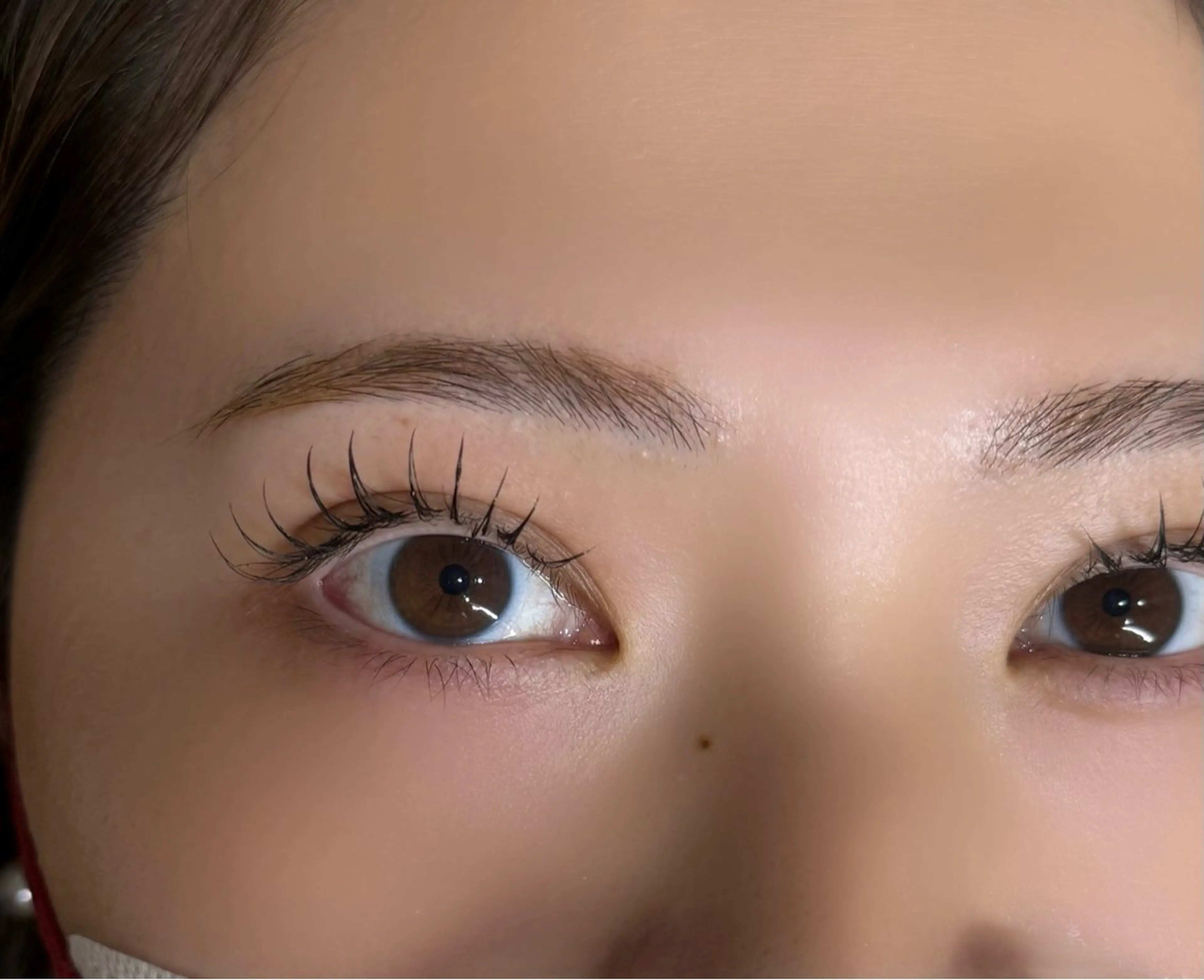 マツエク　フラットラッシュ100本の写真
