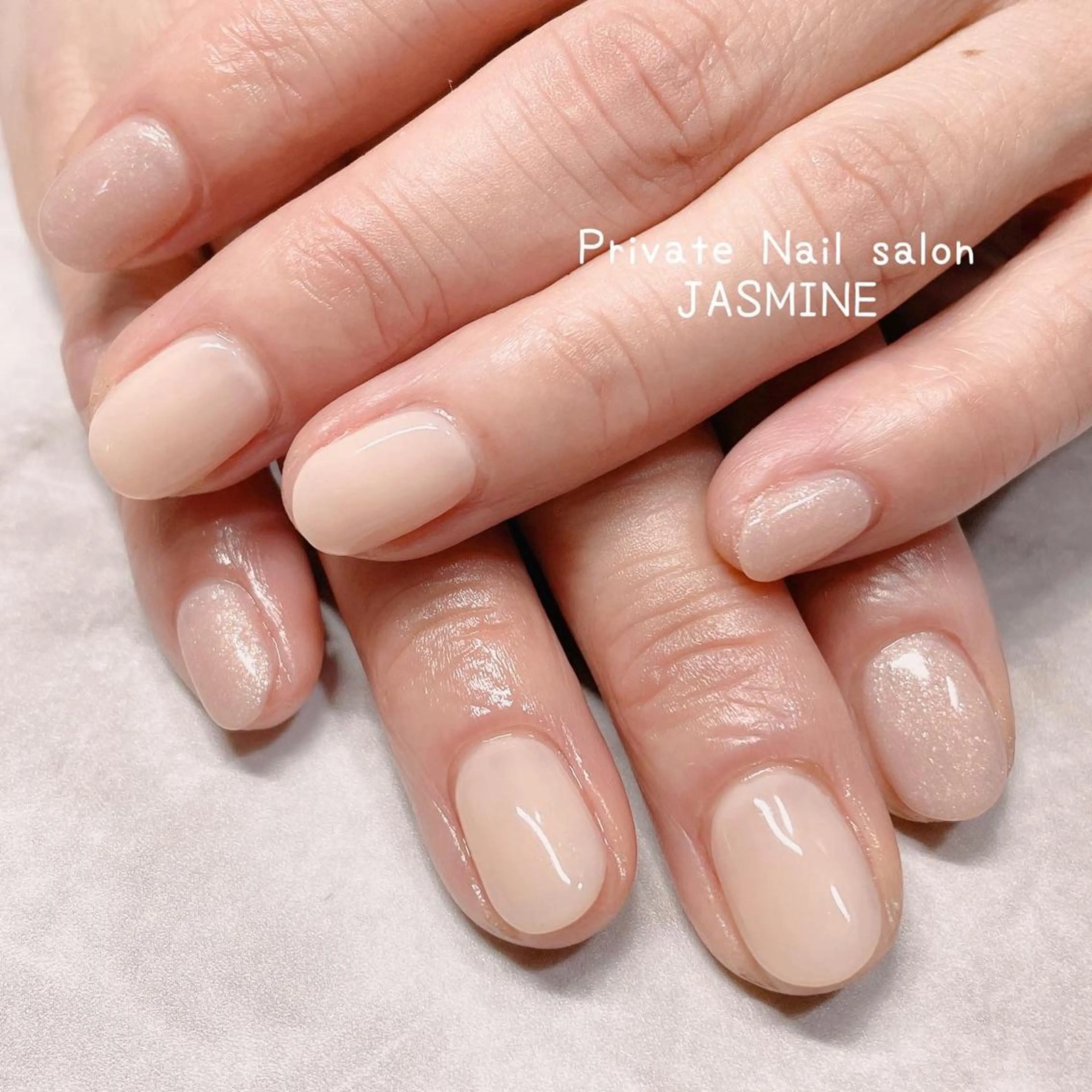 ネイル ワンカラーネイル シンプルネイル ハンドネイル Nail salon JASMINEのネイルデザイン