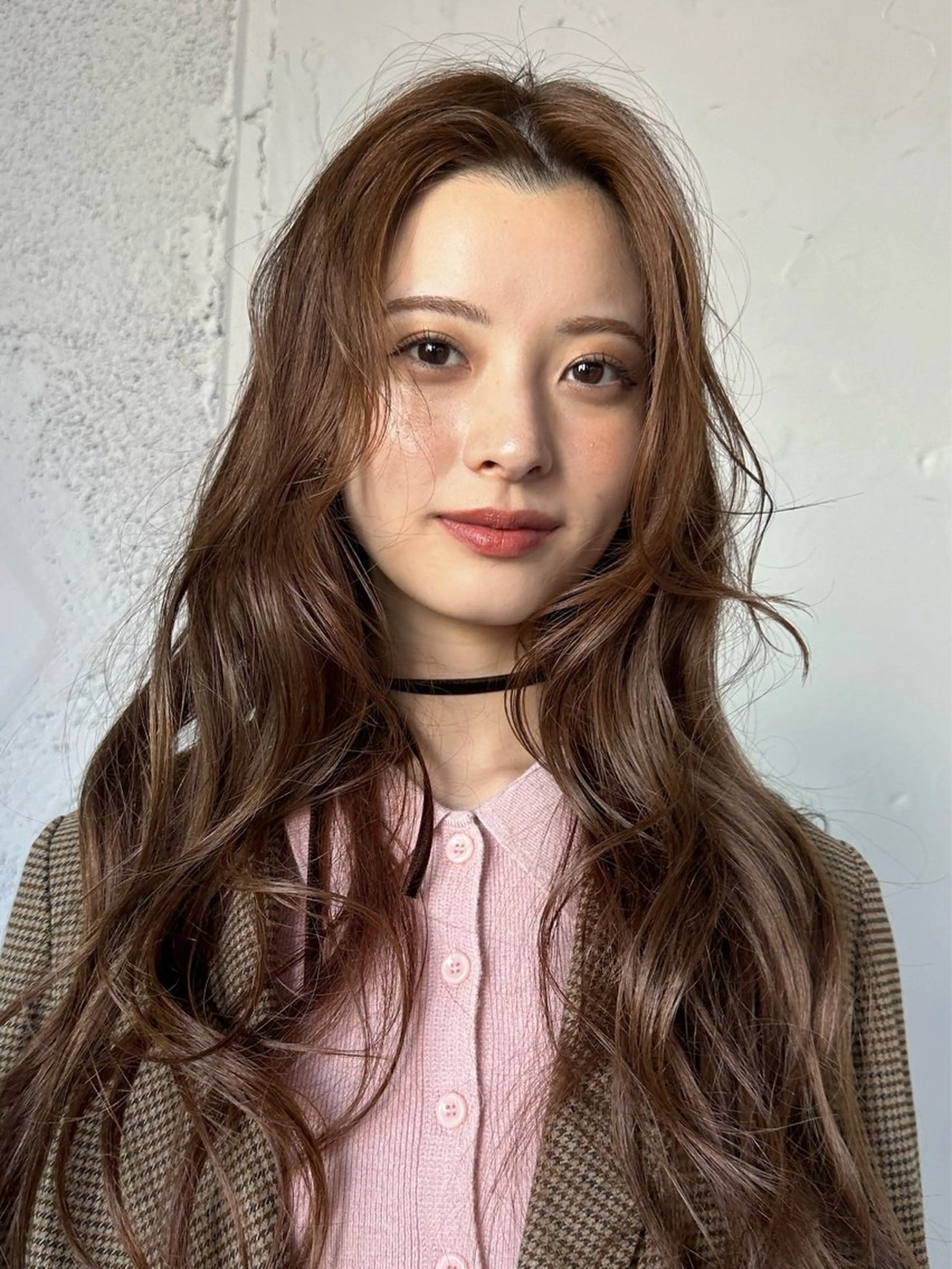 ロング カラー ベージュカラー ブラウンカラー カット ヘアカラー トリートメント Liru:smart salon/茅ヶ崎のヘアスタイル