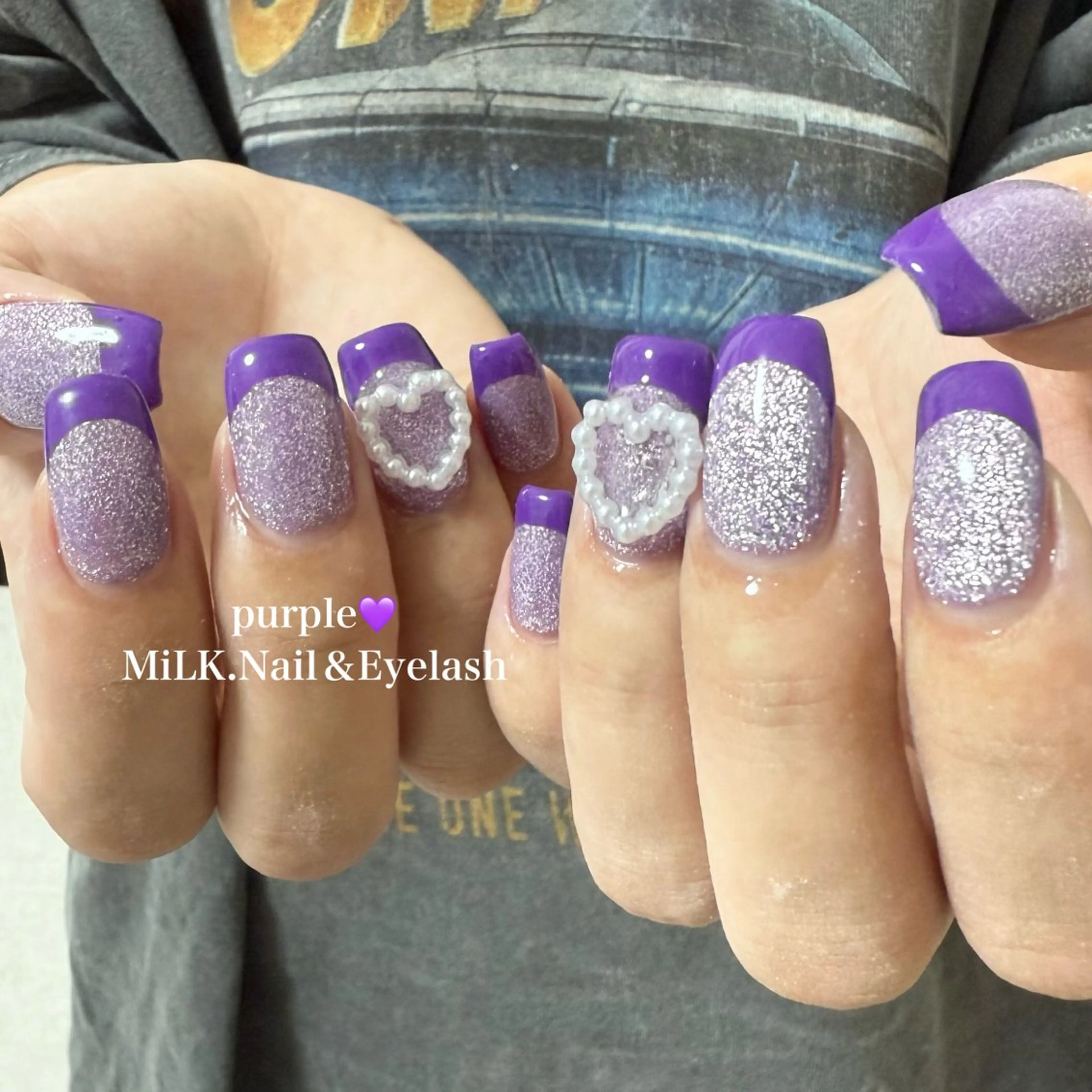 ネイル ハンドネイル MiLK. Nail&Eyelash所属・MiLK. wakaのマツエク・マツパデザイン