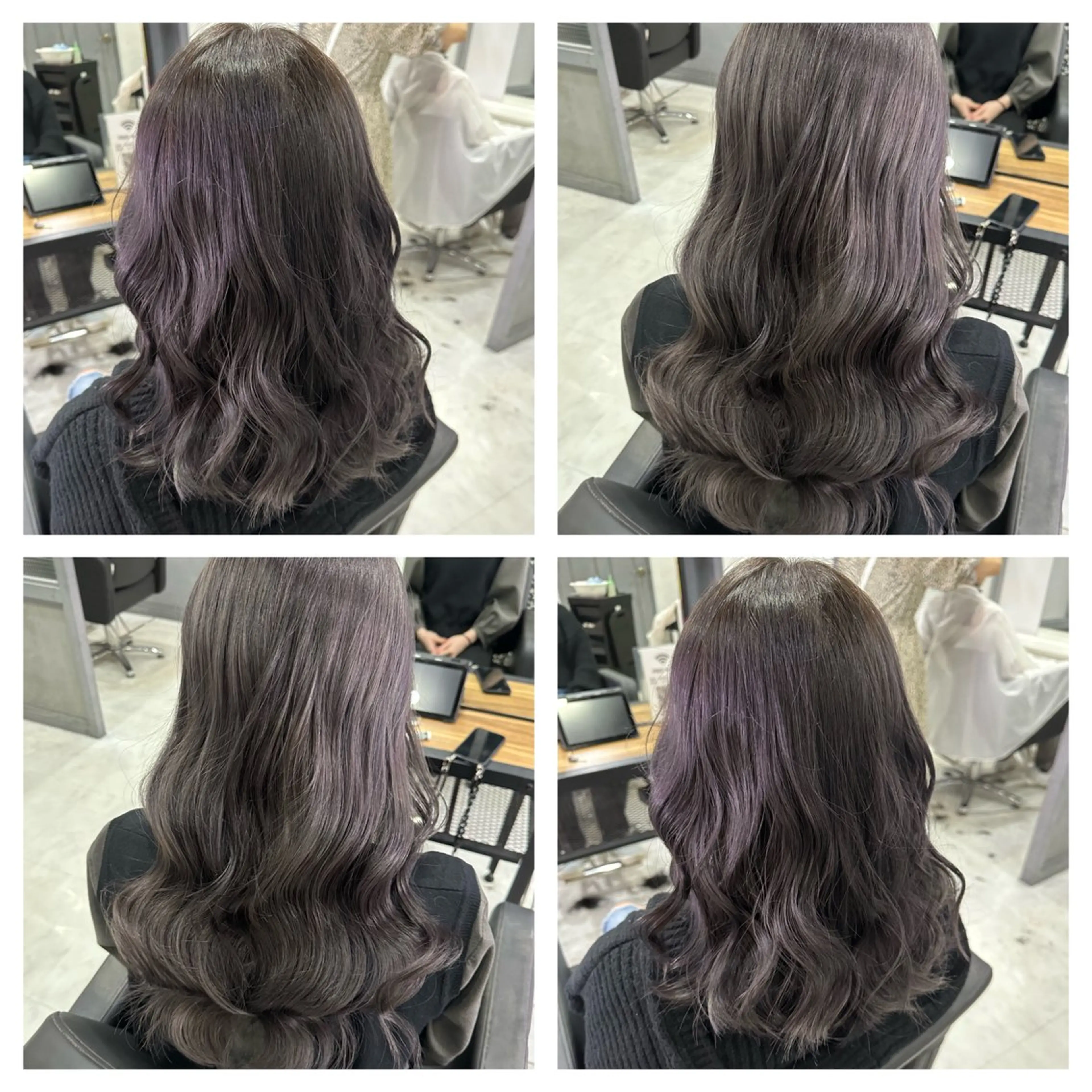 セミロング カラー ヘアアレンジ 🎀推し活ヘアー🎀 Yuuna🐰💖のヘアスタイル