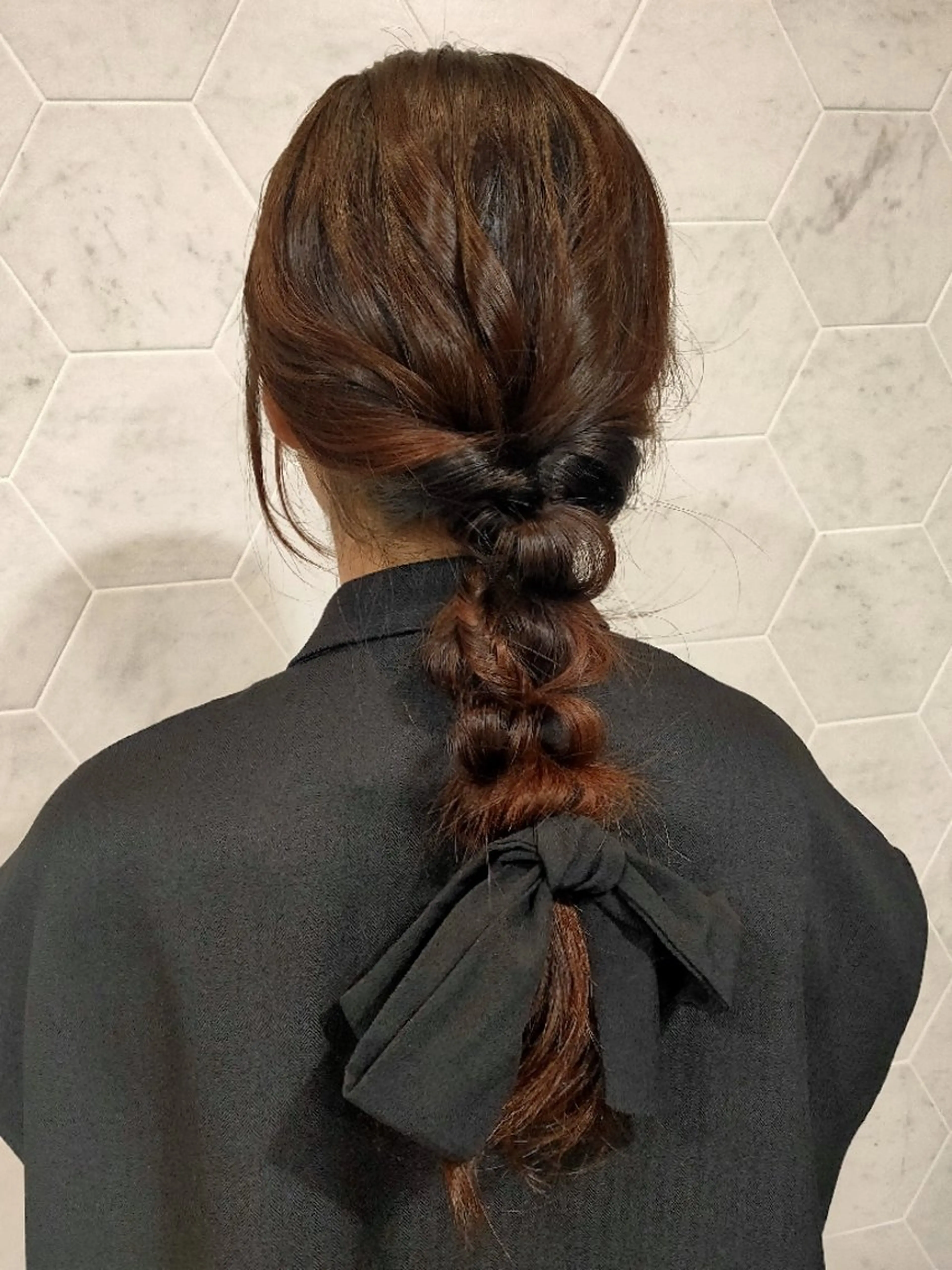 ロング ヘアセット 五十嵐 野乃佳のヘアスタイル