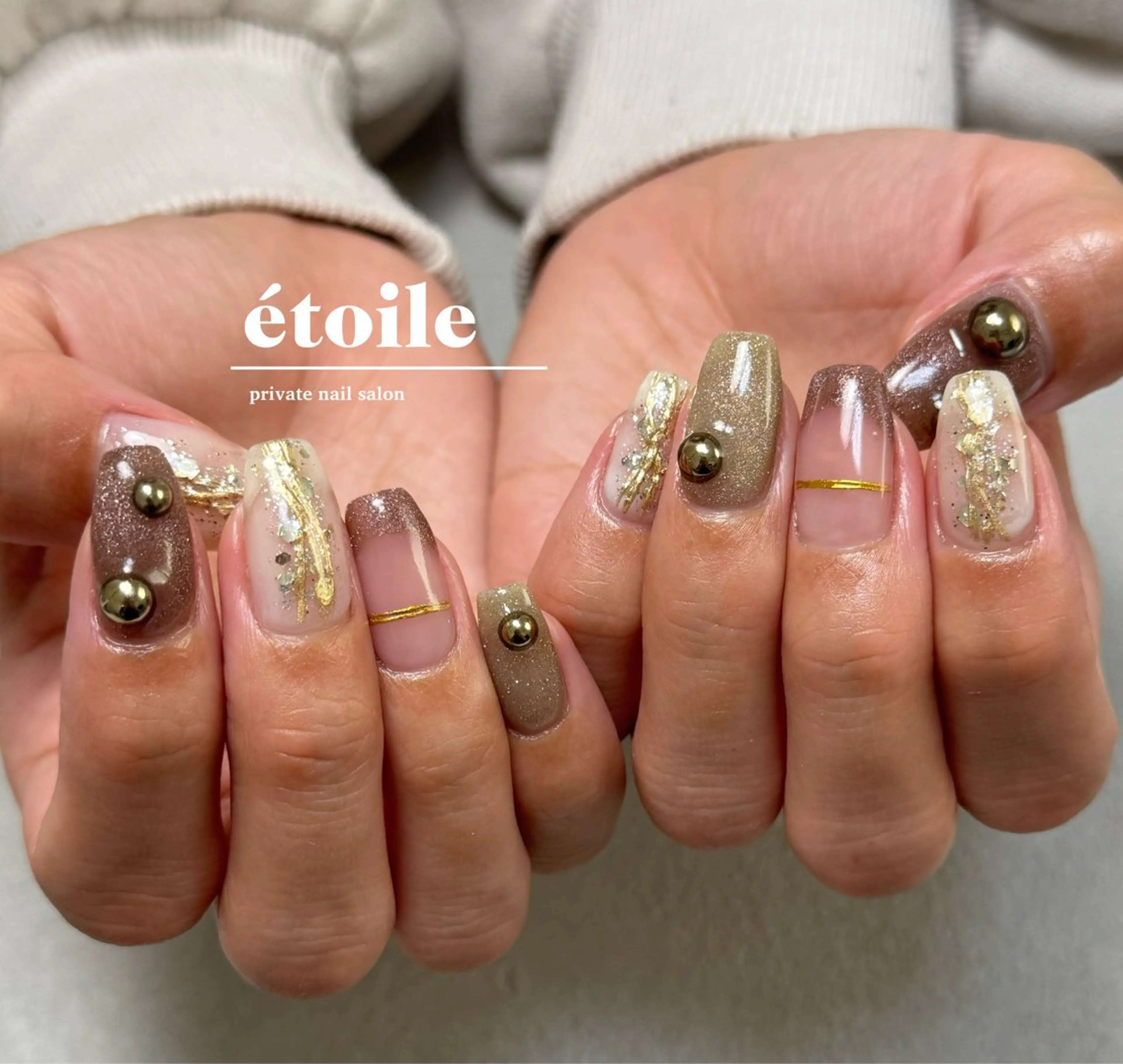 ネイル 持ち込み ハンドネイル étoile ｜ayaのネイルデザイン