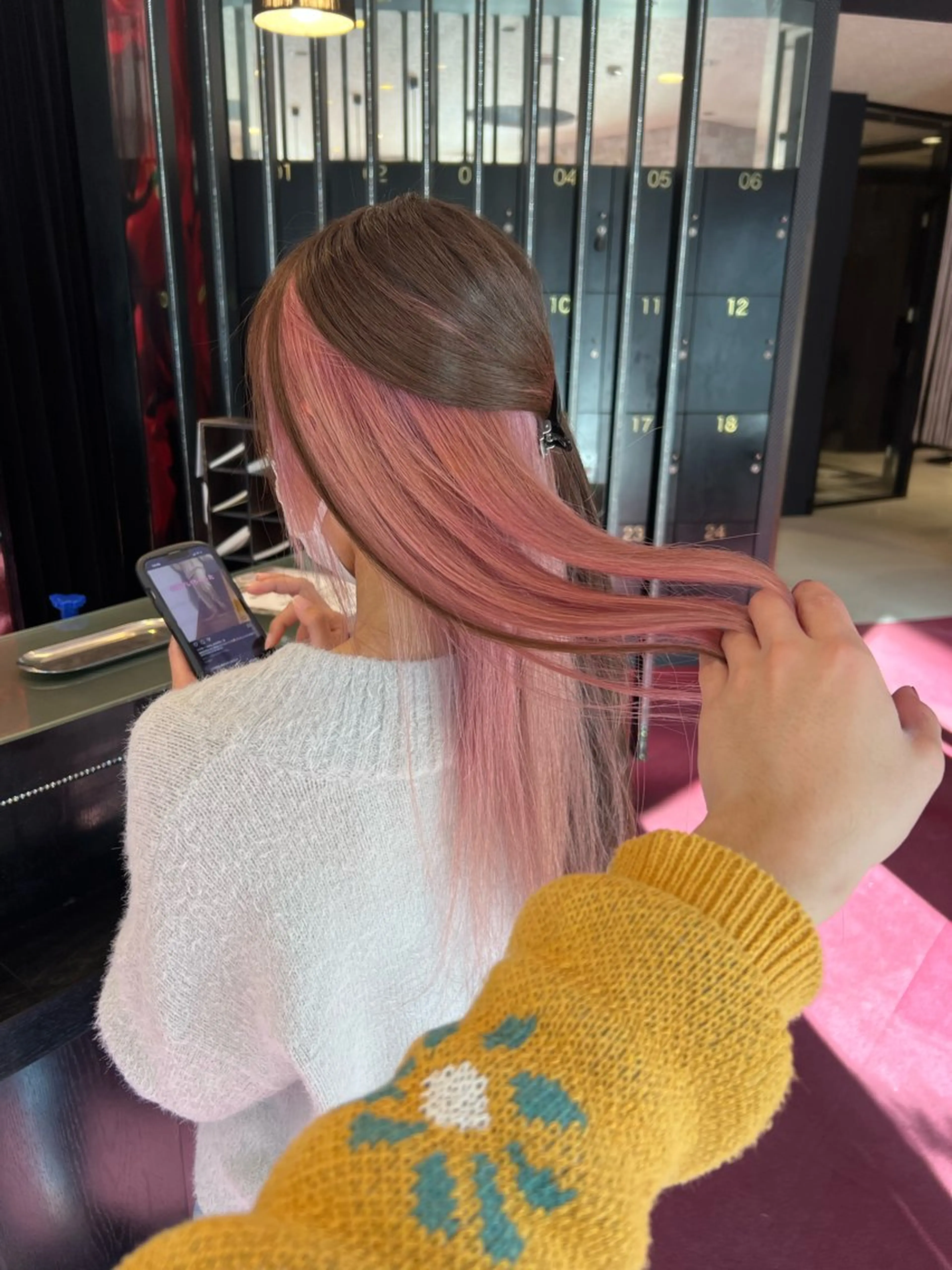 ロング カラー カット ヘアカラー トリートメント EARTH 三重県 四日市店所属・髪質改善/ ハイトーン/坂本拓のヘアスタイル