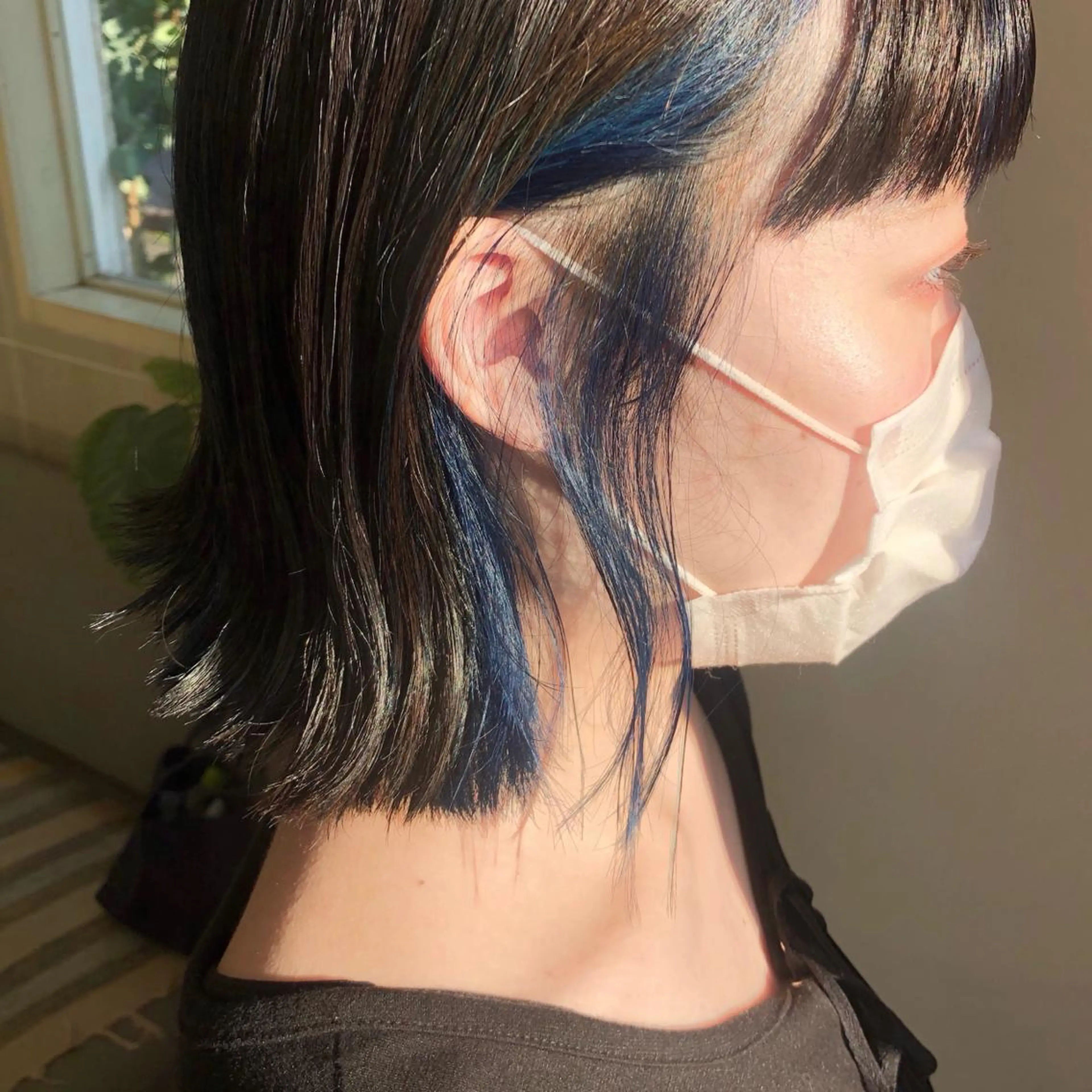ミディアム カラー インナーカラー 齋藤 咲のヘアスタイル