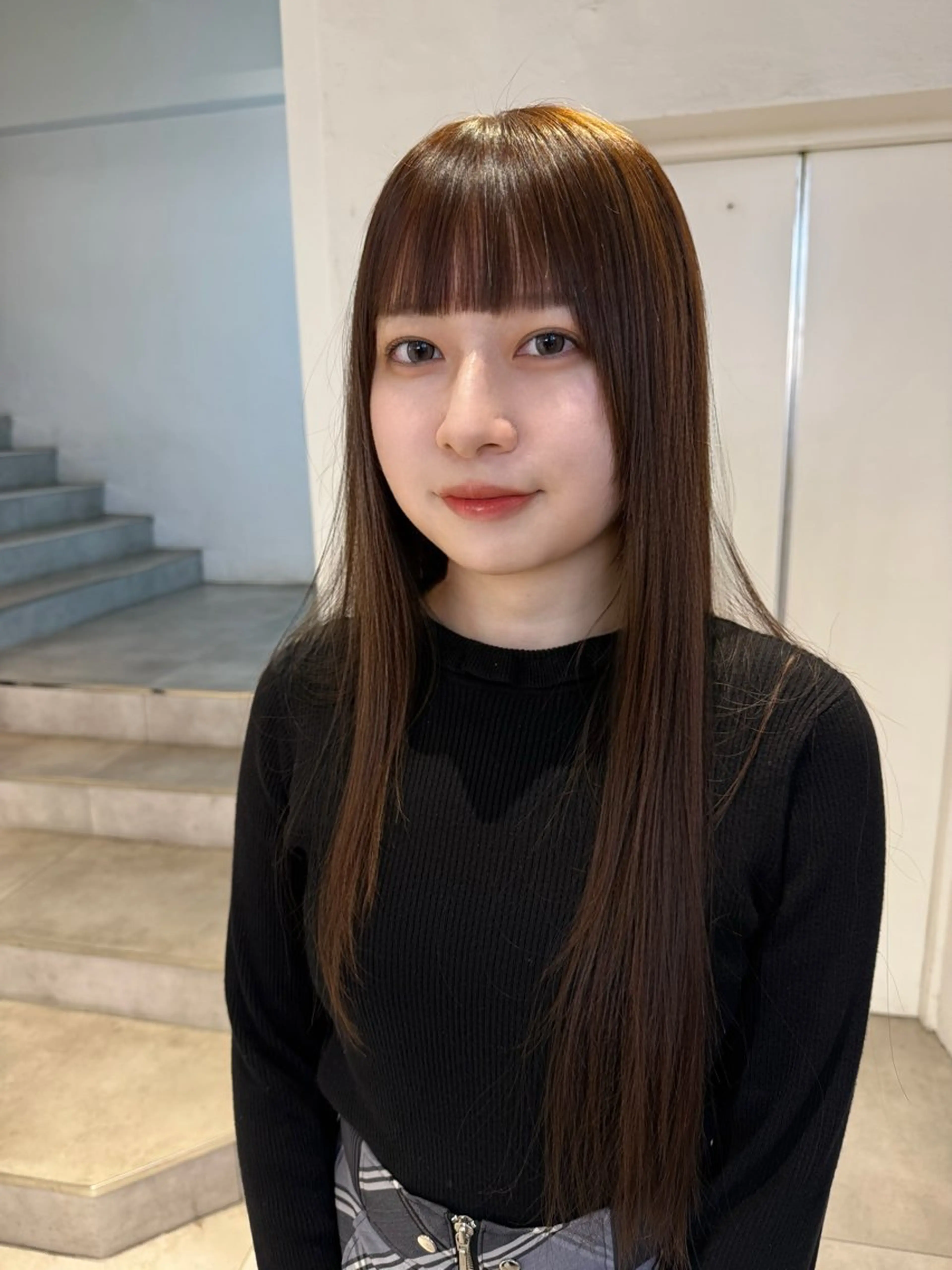 ミディアム カラー ハイトーンデザイン 🪐·˚⌖MIHOのヘアスタイル