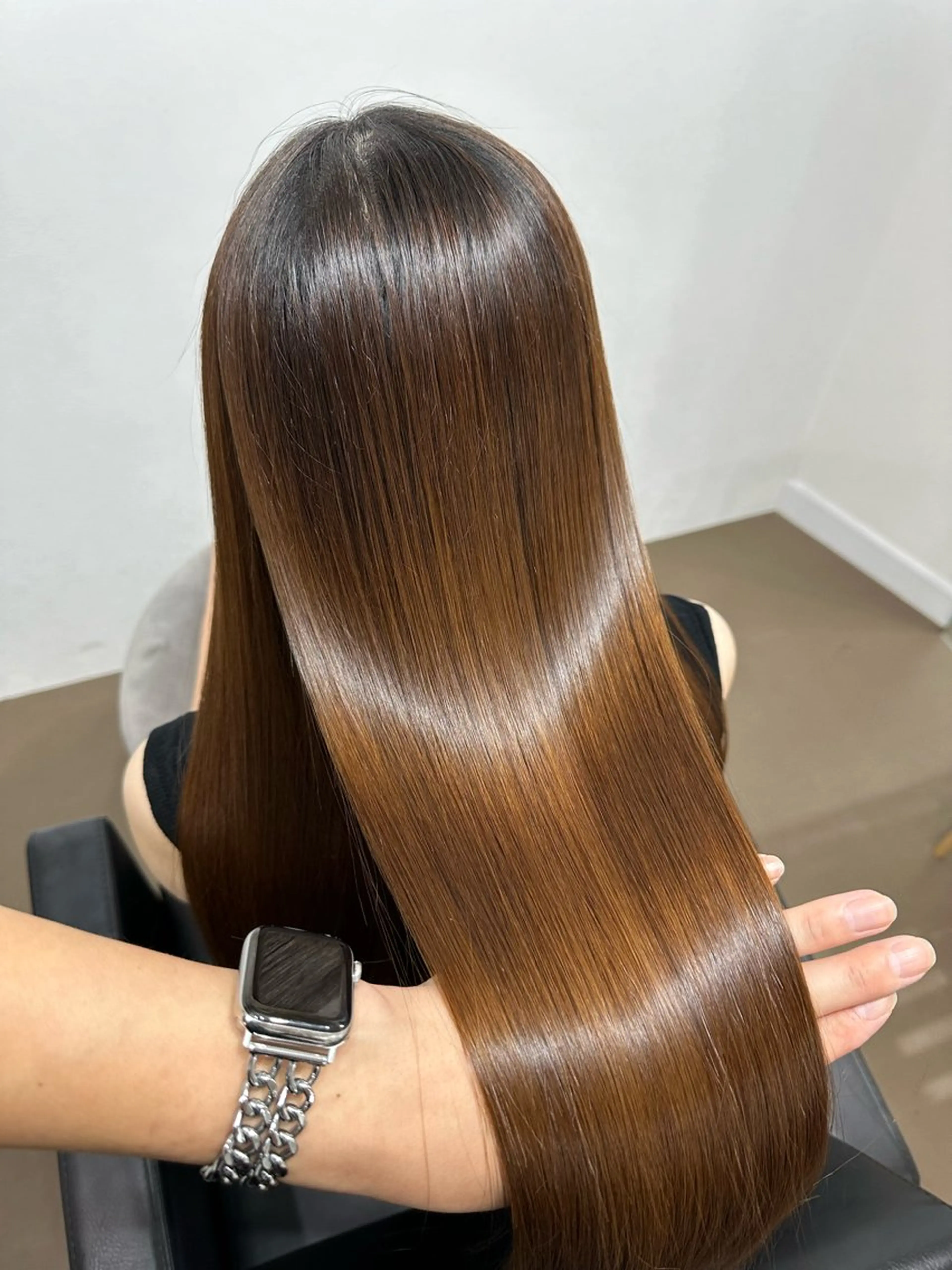 ロング 川元 春奈のヘアスタイル