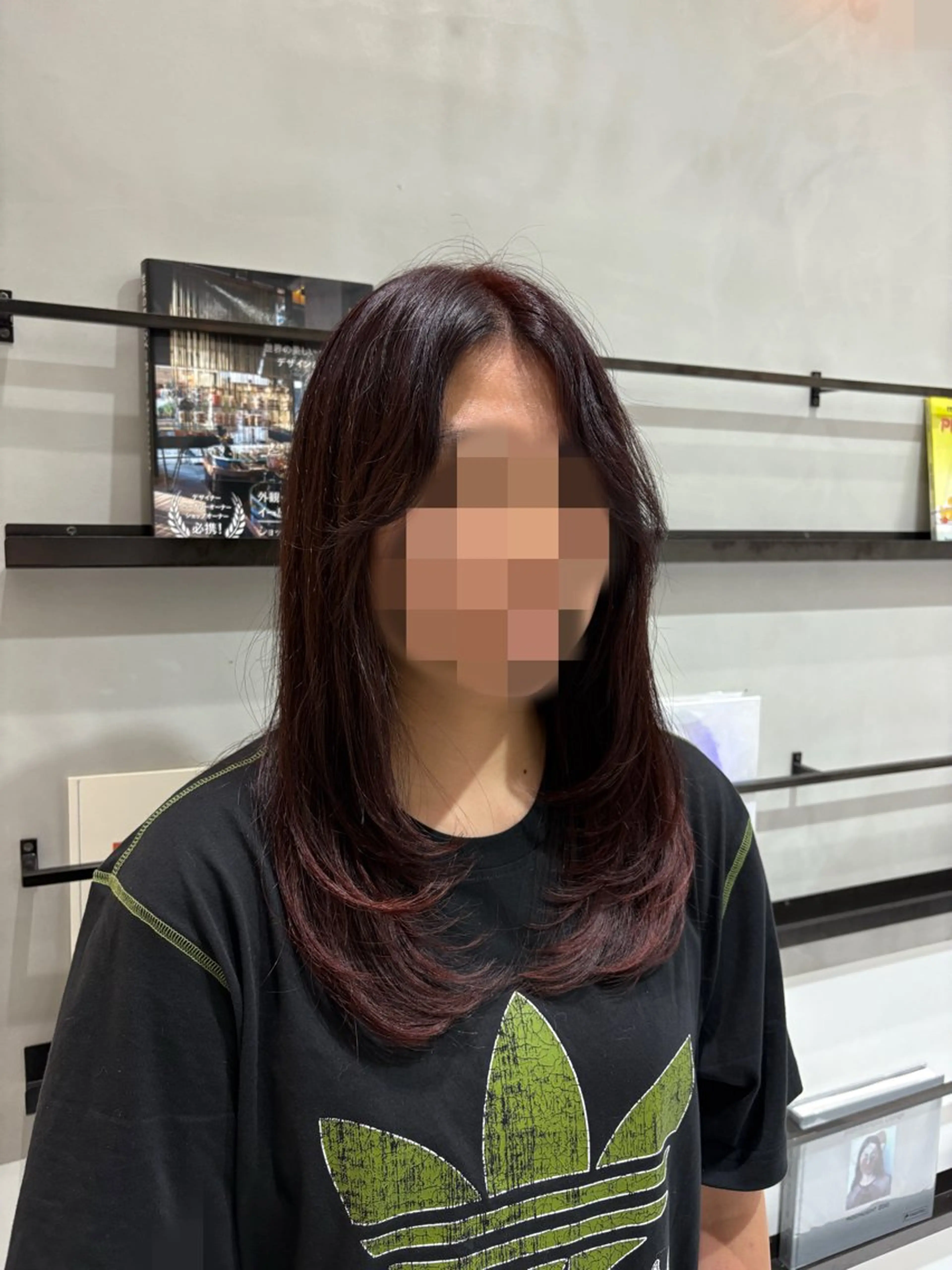 【レディースロング限定】カット+カラー&mbSh+トリートメントの写真