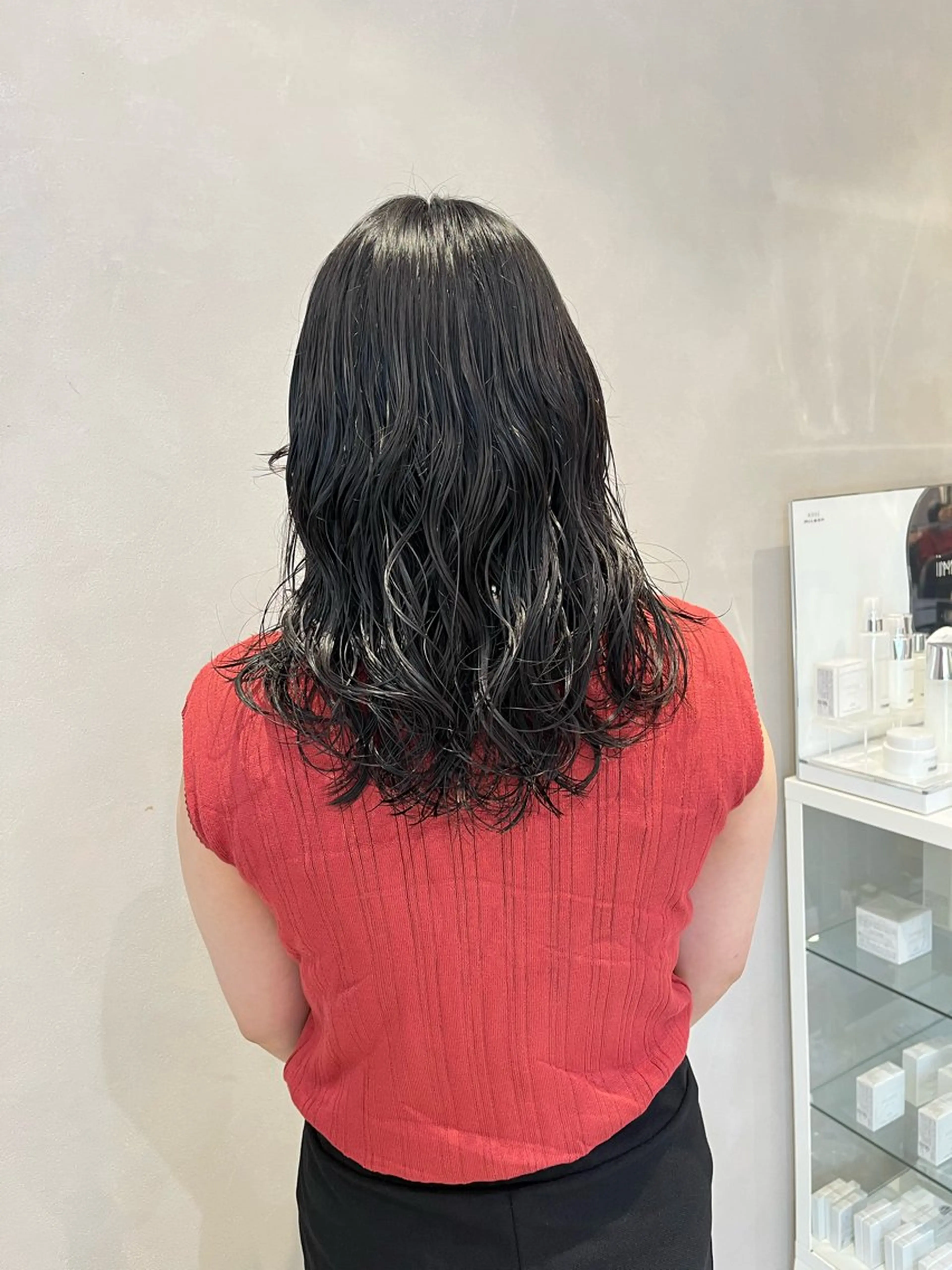 パーマ ニュアンスパーマ 曲がる縮毛矯正　爲石のヘアスタイル