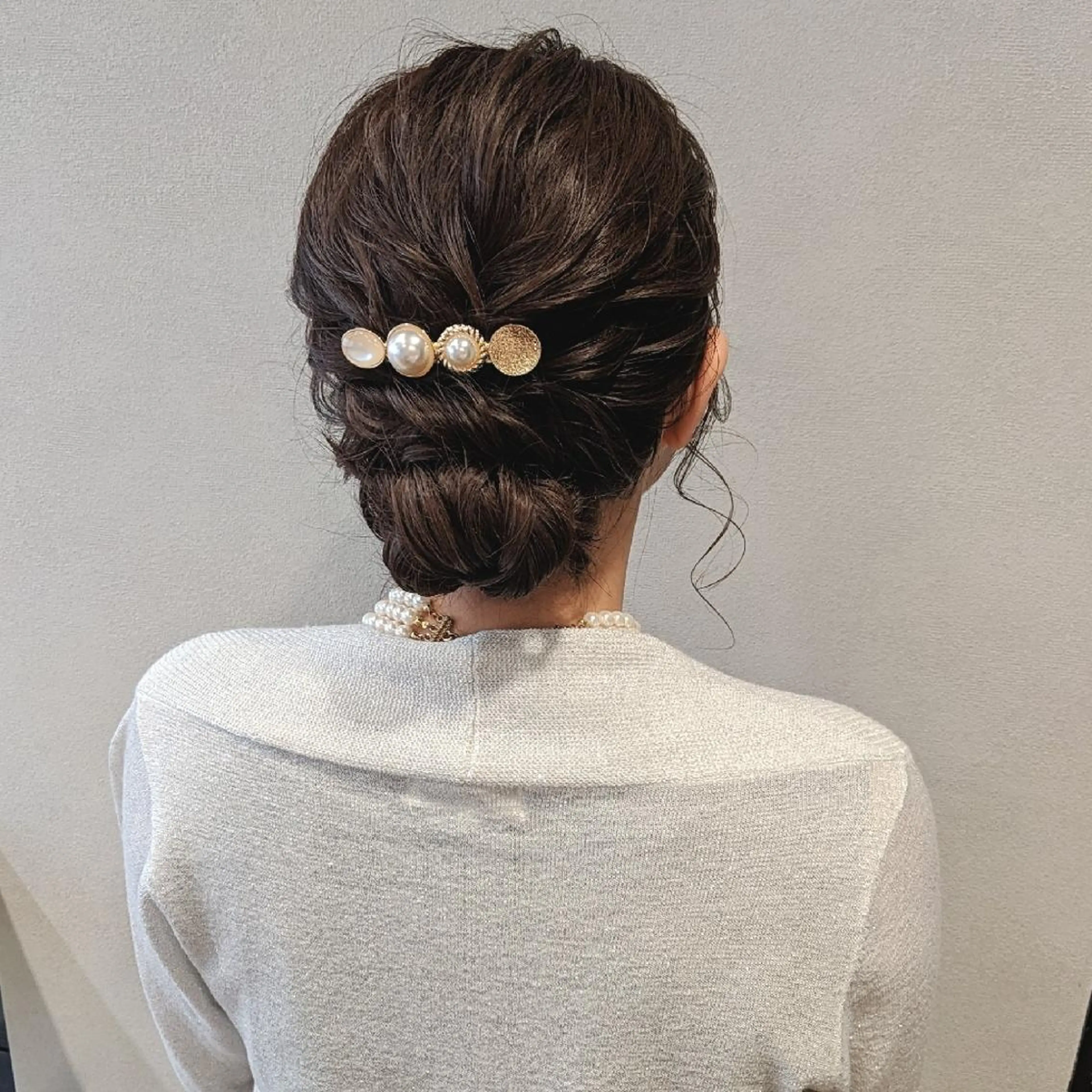 ヘアアレンジ セミロング PRIVATE SALON EYES所属・EYES リアのマツエク・マツパデザイン