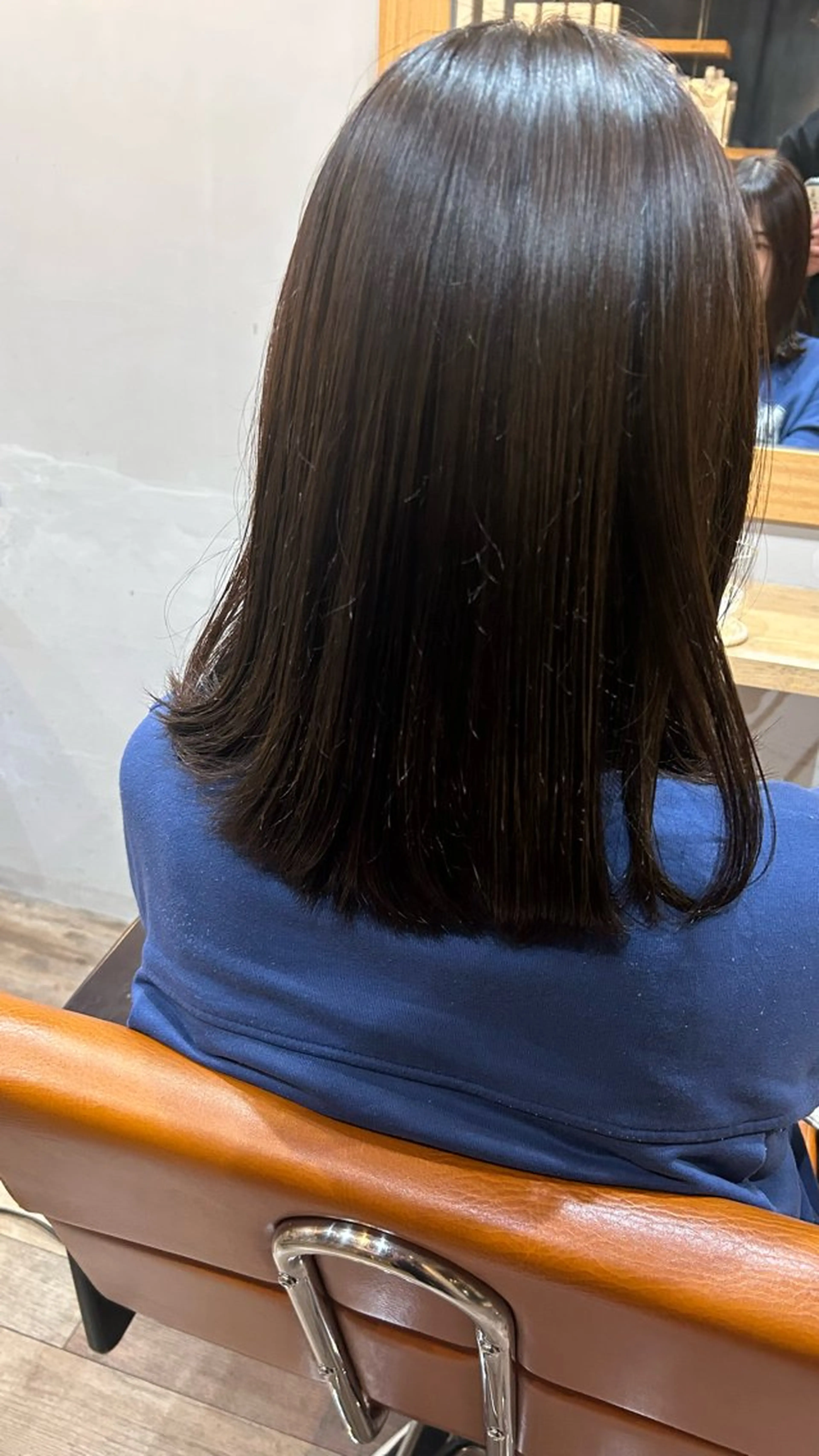 ミディアム 艶と透明感/森本 龍星のヘアスタイル