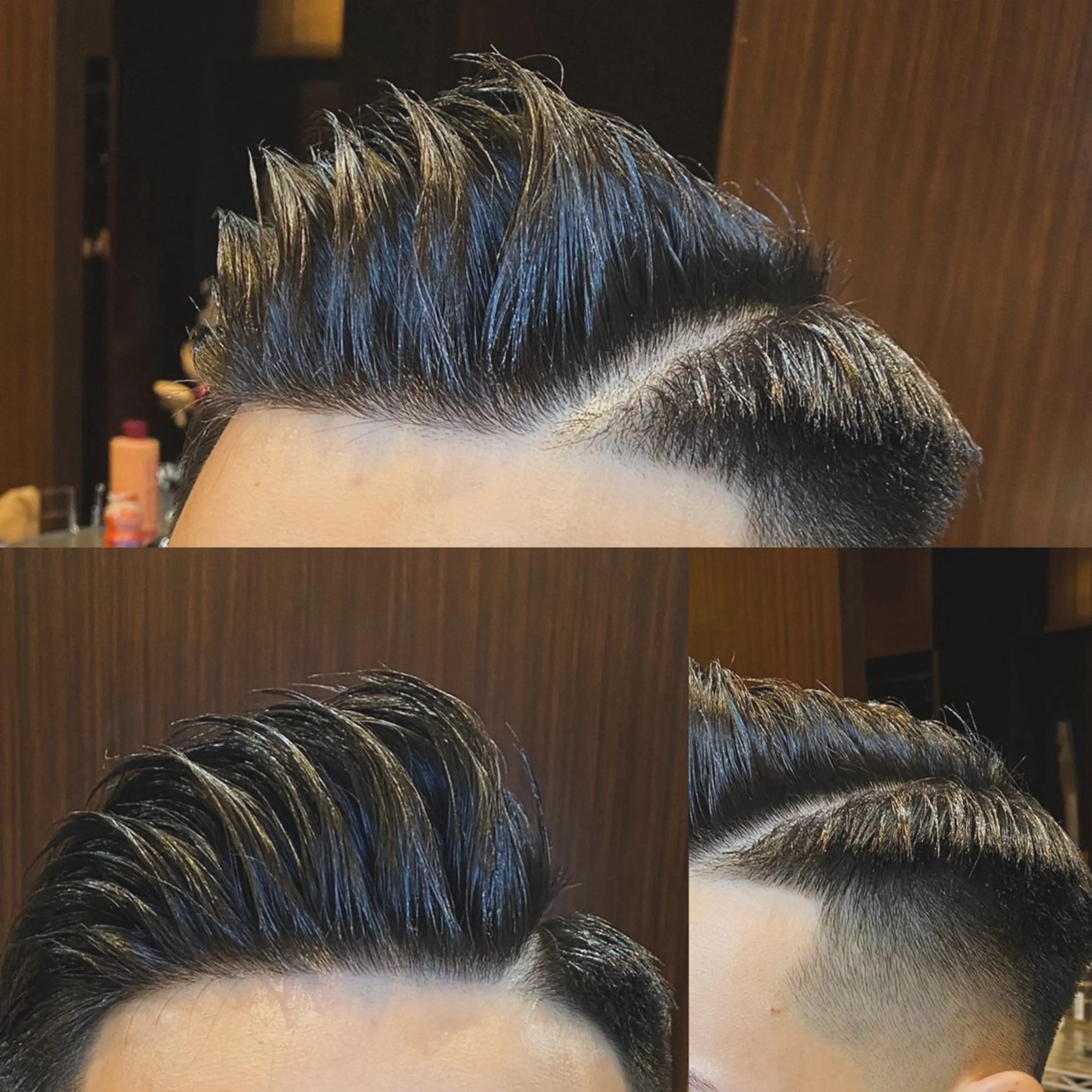 ミディアム 北川 竜也のヘアスタイル