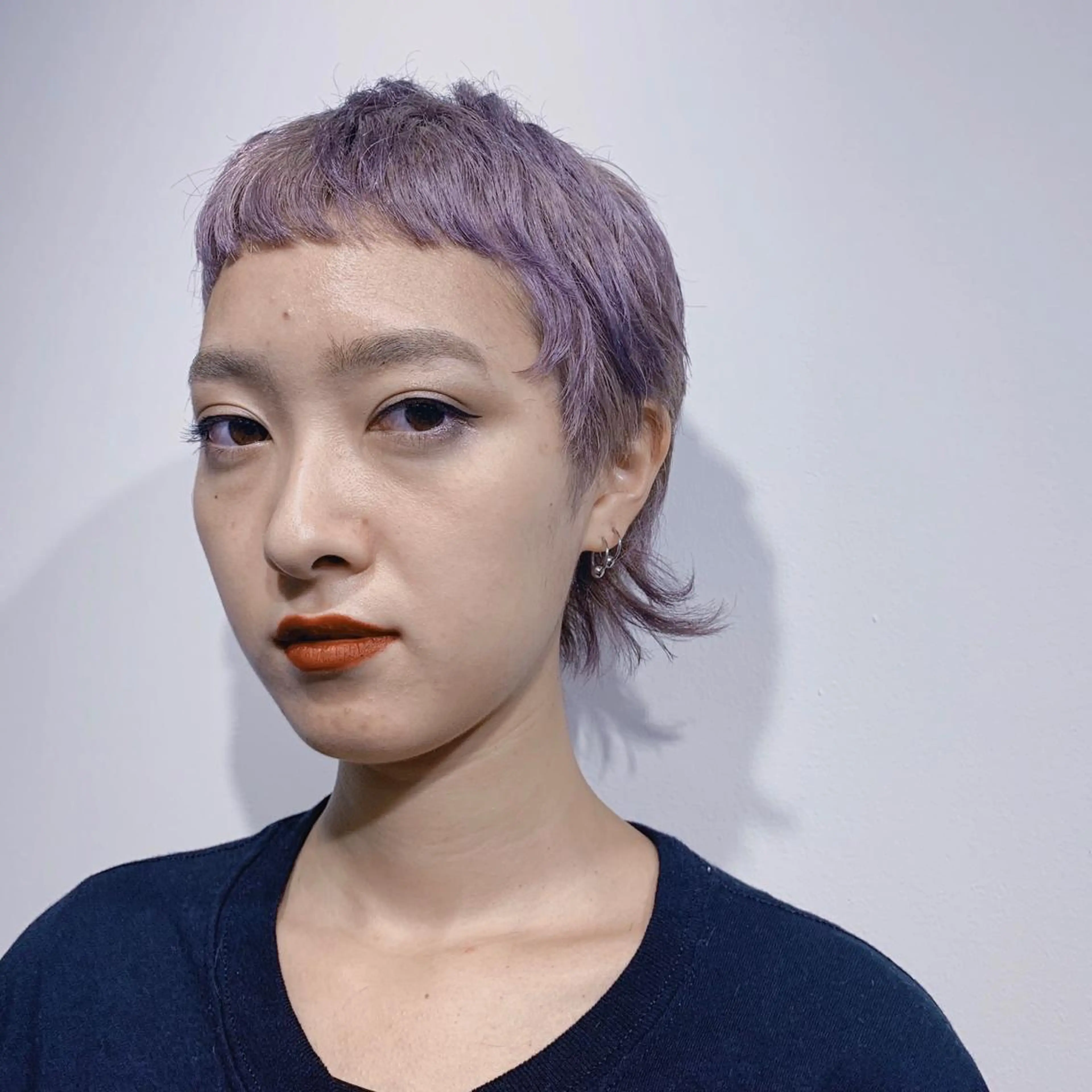 ショート カラー ラベンダーカラー パープルカラー ショートヘア カット ヘアカラー トリートメント ヘアセット ブリーチカラーNo. 1🌈 RYOGAのヘアスタイル