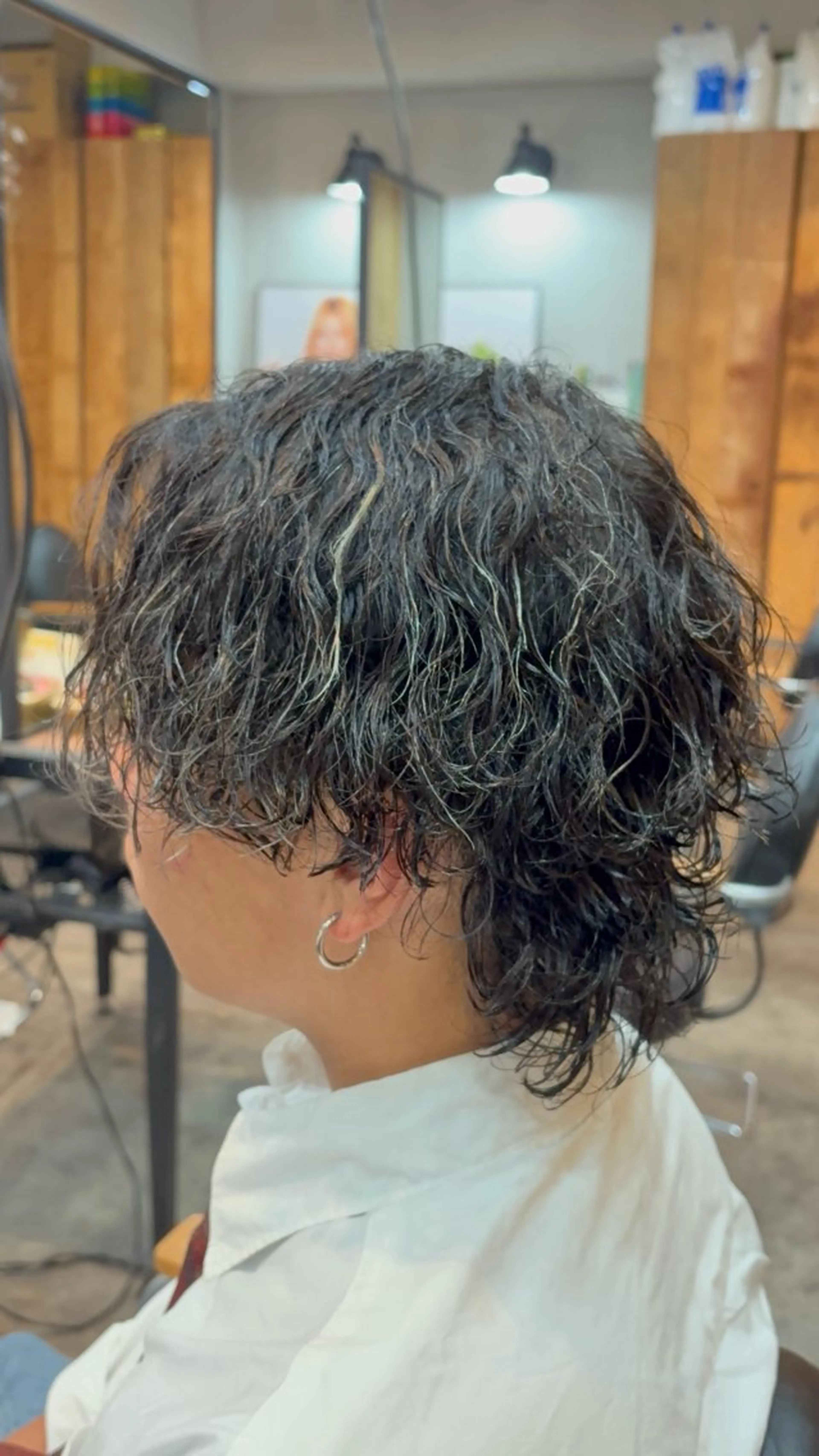 メンズ パーマ men's salon gaudi梅田茶屋町店所属・青木 星翔のヘアスタイル