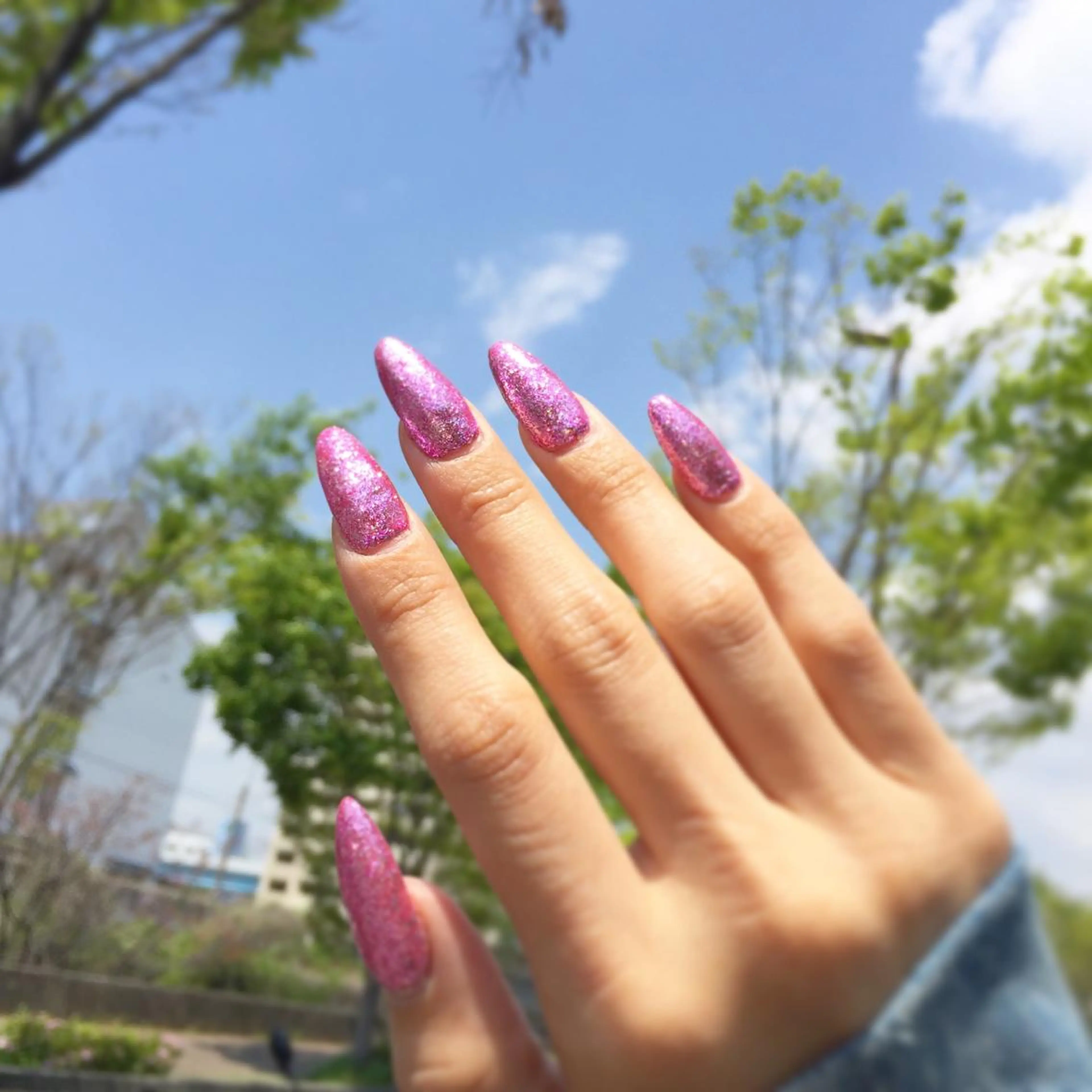 ショート ネイル ワンカラーネイル APHRODITE Nagisaのネイルデザイン