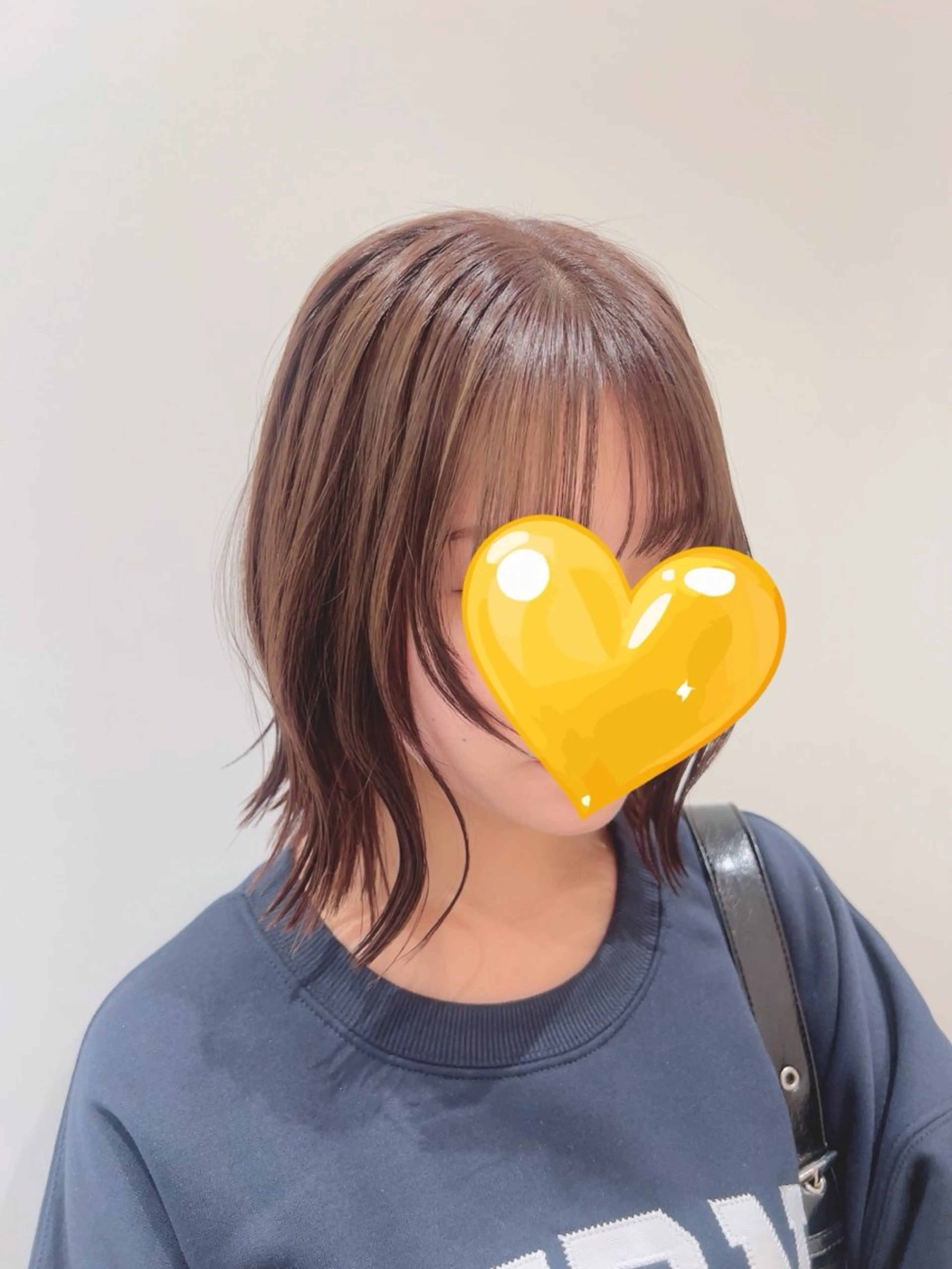 ショート カラー レイヤーカット カット ヘアカラー トリートメント 韓国ヘア nanahaのヘアスタイル