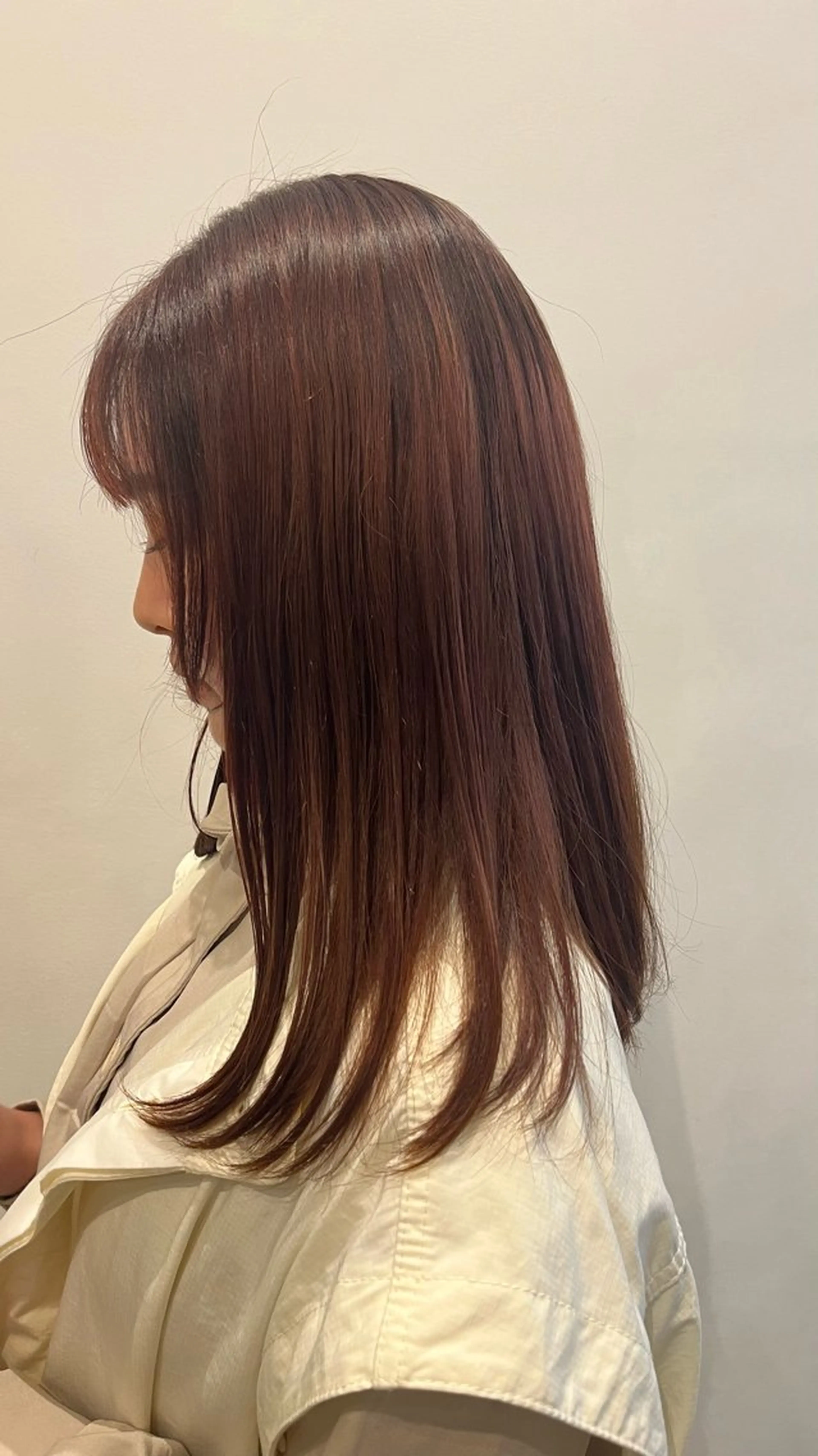 ロング 顔まわりレイヤー レイヤーカット 吉祥寺 unica by belle所属・utsumi uran 吉祥寺のヘアスタイル