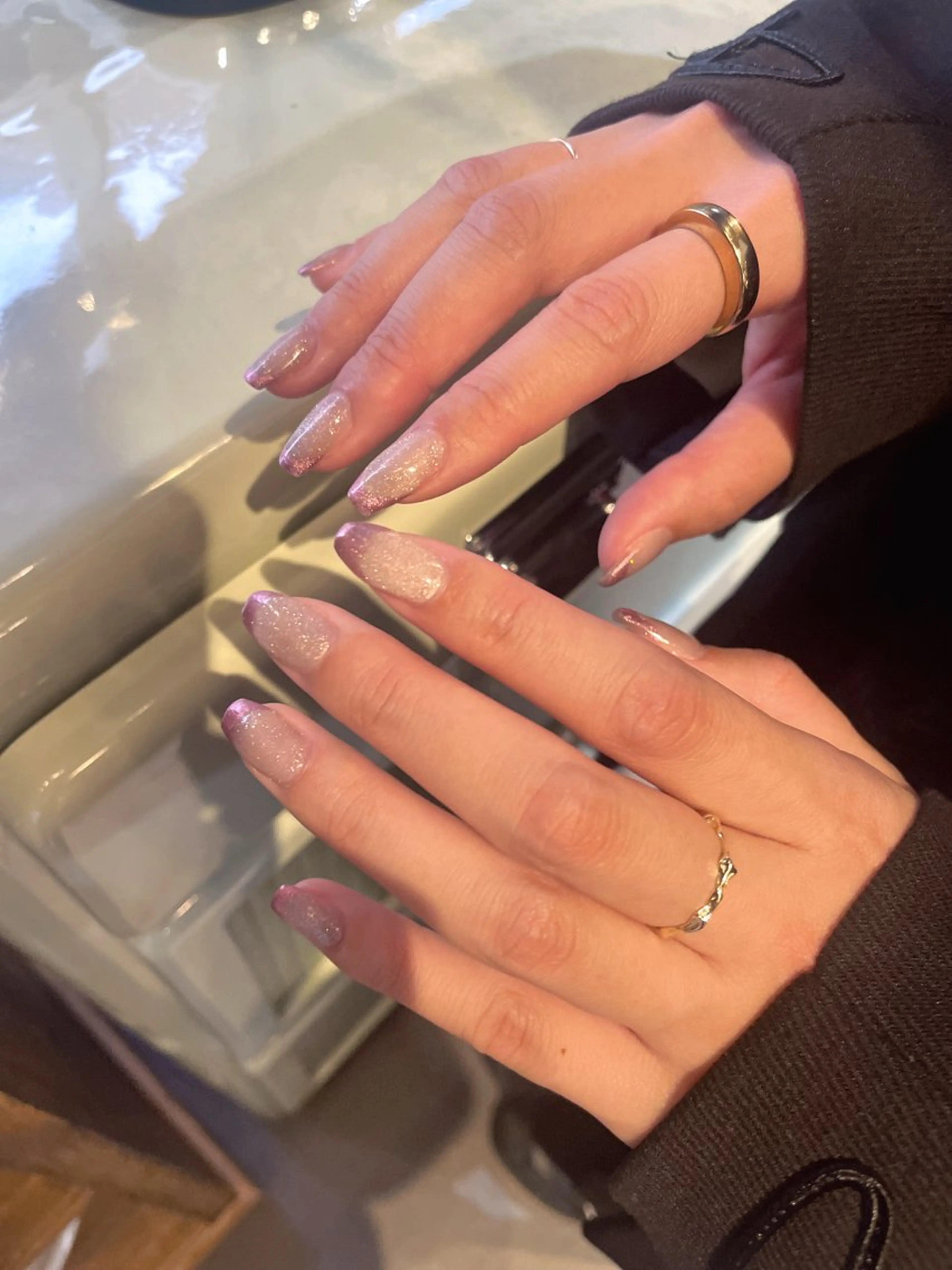 magnet×ミラーフレンチ🌷🎀(オフ込み)の写真