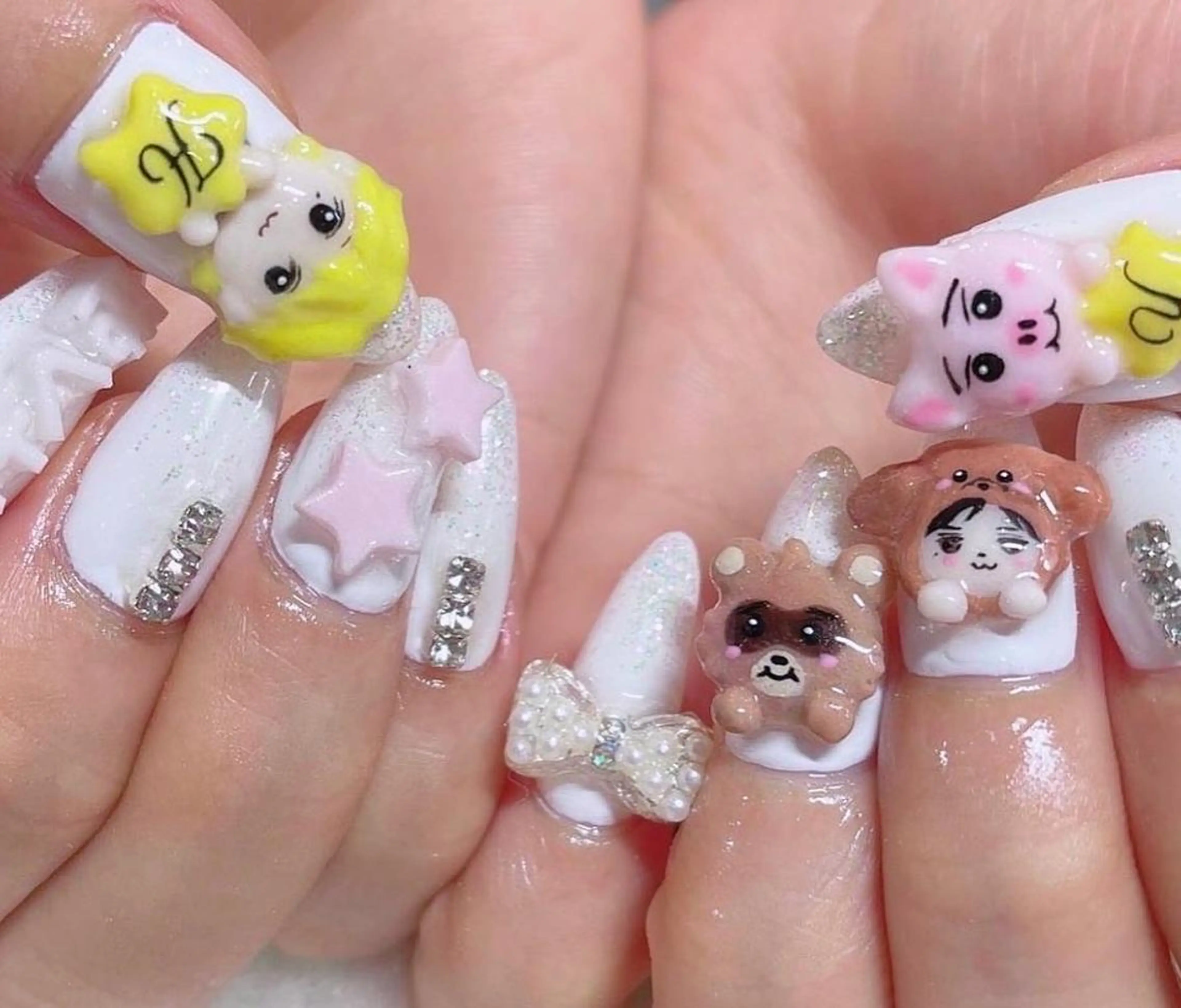 ネイル 成人式 スカルプネイル NAILSGOGO shibuyaのネイルデザイン