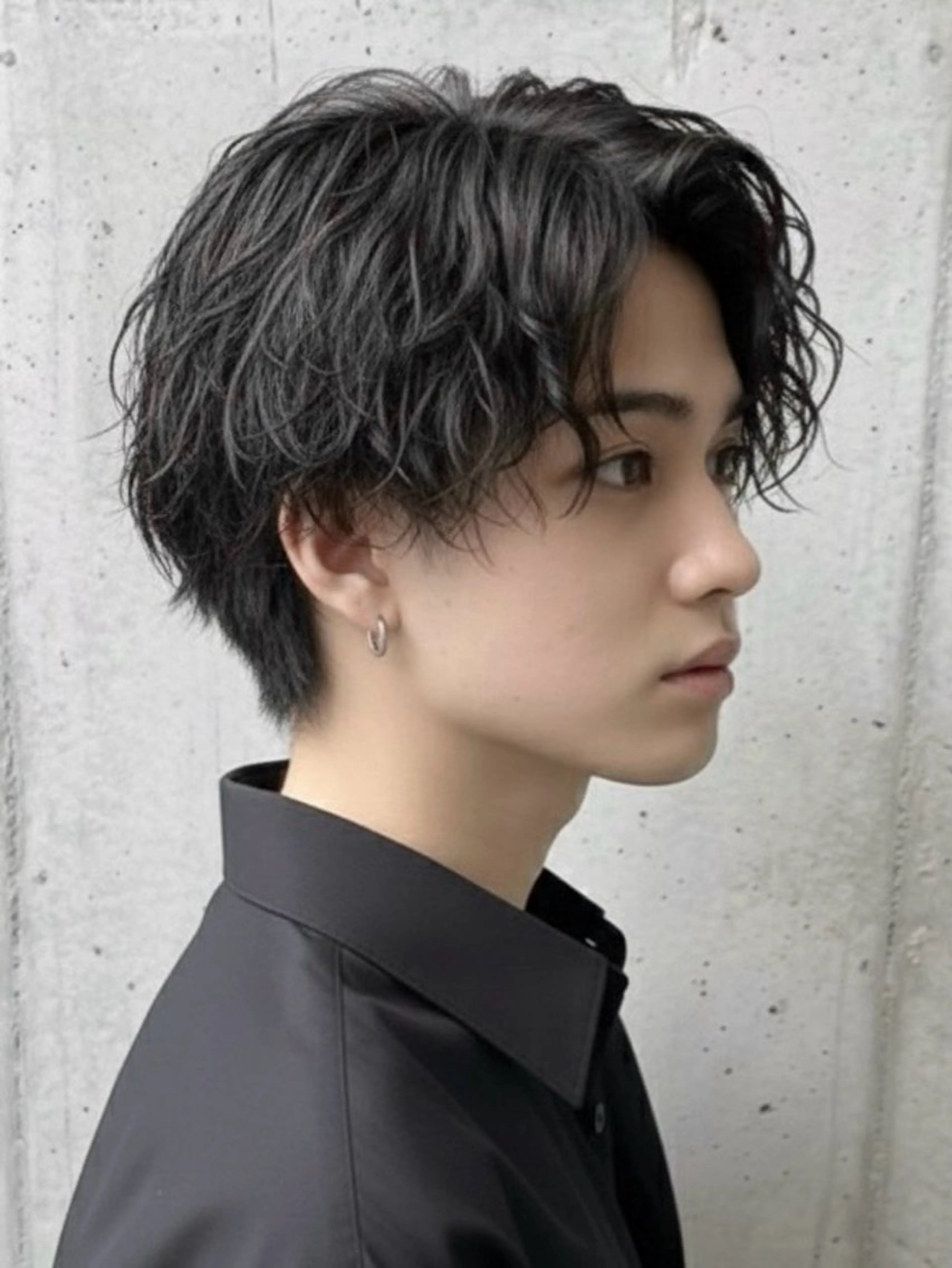 ミディアム パーマ メンズ カット ヘアカラー MEN'S SALON HEAD STOCK大和八木店所属・きょん/メンズパーマ /ツイスパ/メンズのヘアスタイル