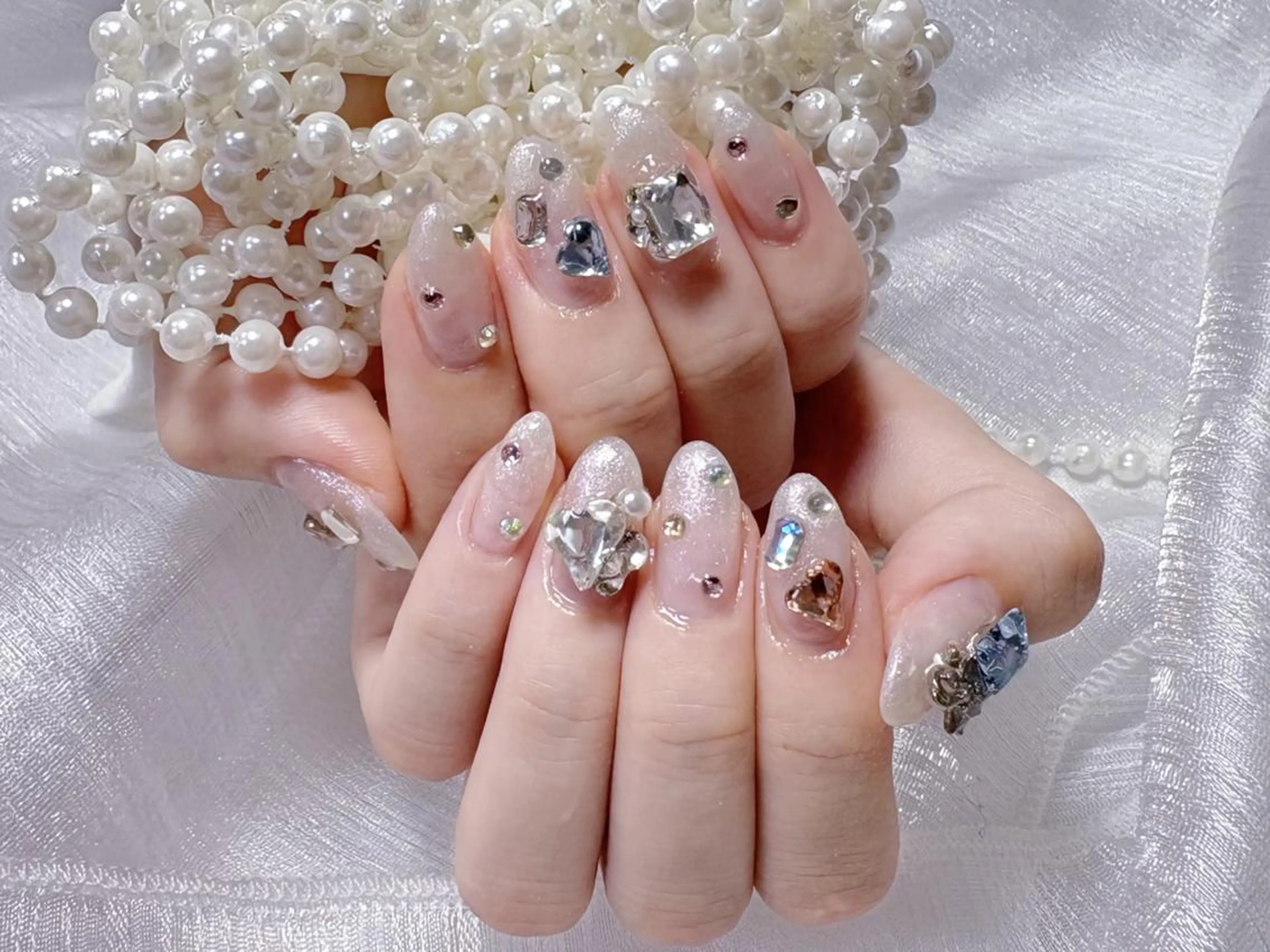 ネイル 🎀彩羽チップ 長さだし専門🎀のネイルデザイン