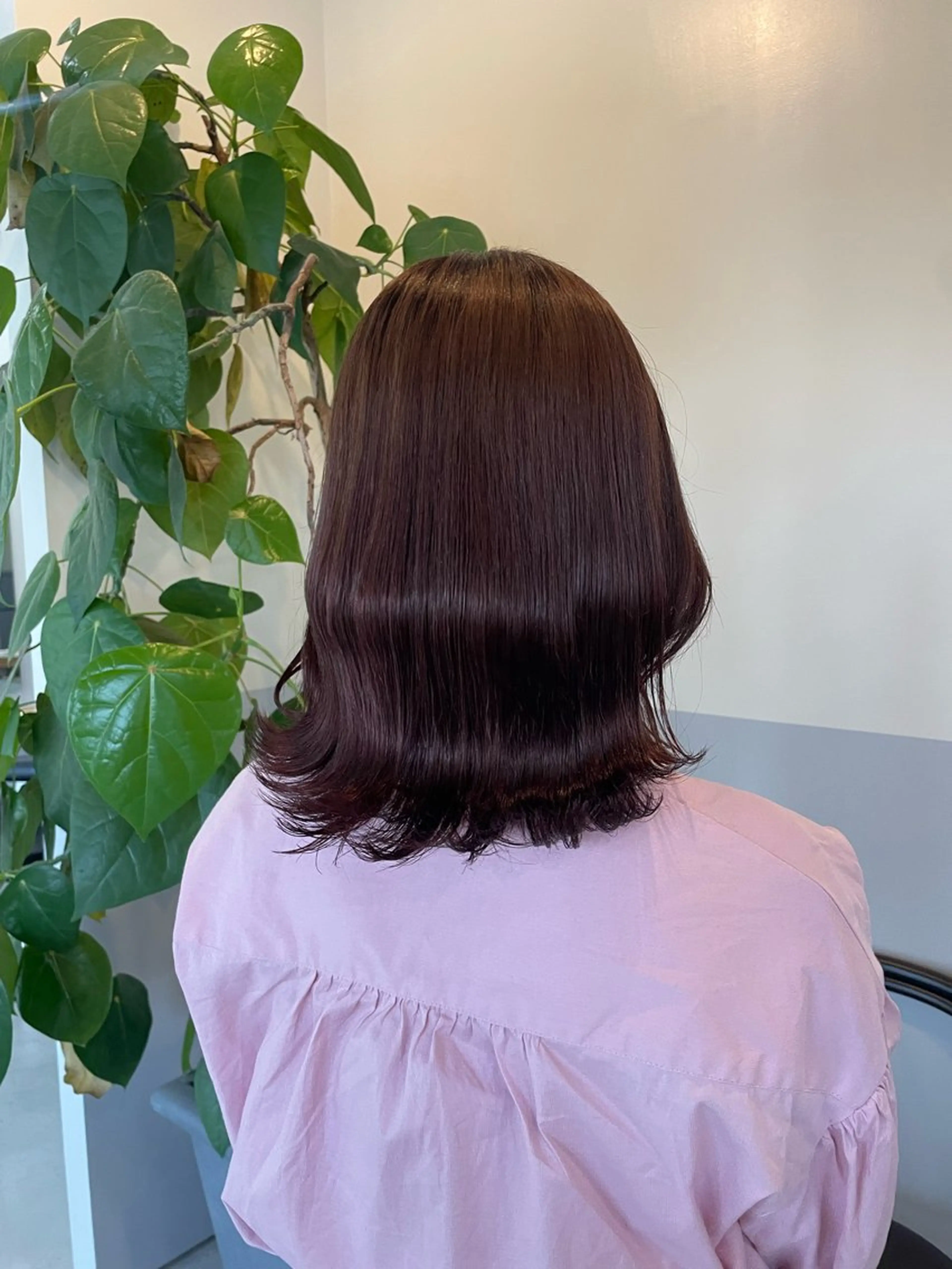 カラー ベージュカラー オレンジ オレンジベージュ basho ノエ.／カットモデルのヘアスタイル