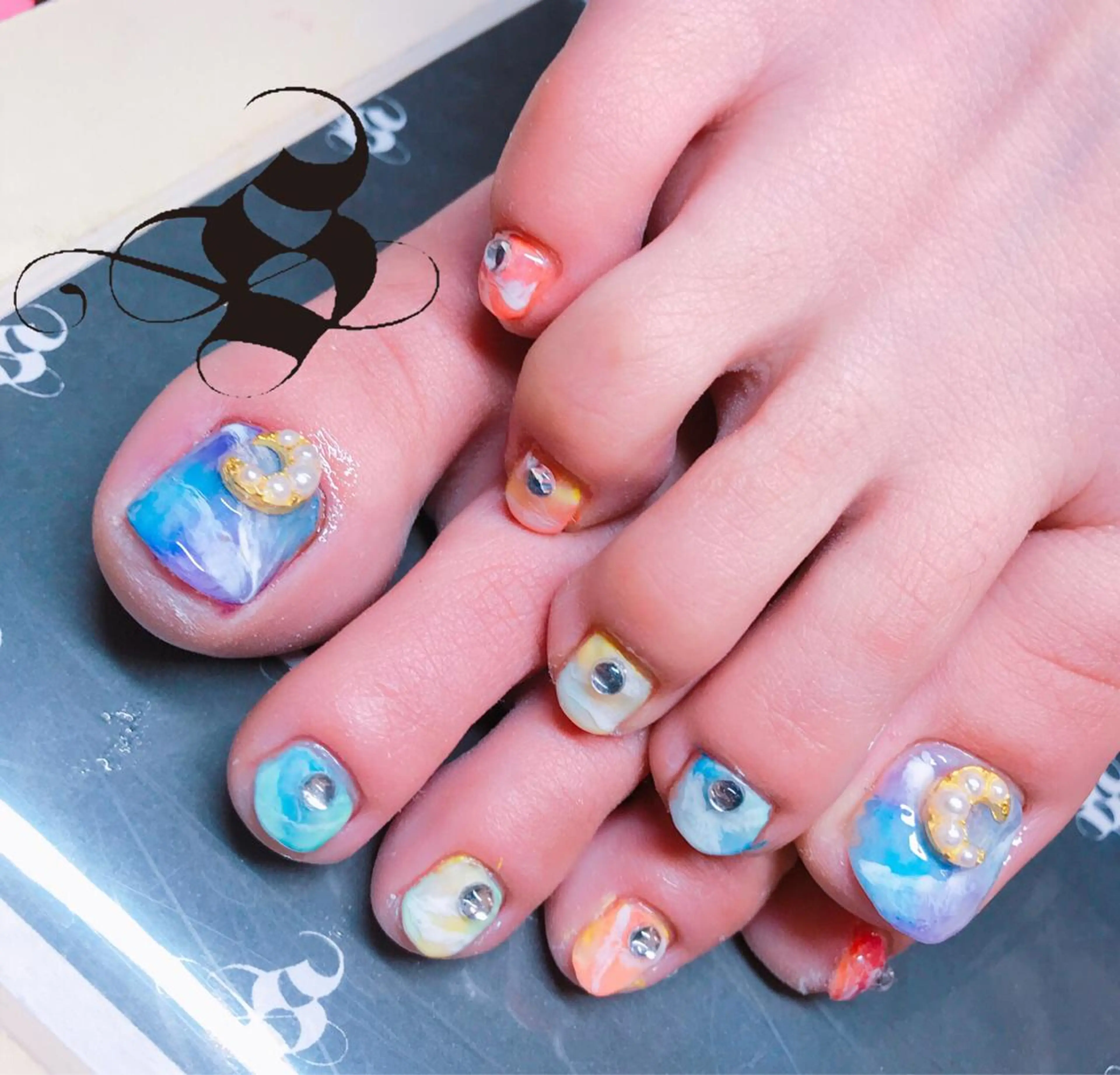 ネイル 長さ出し メンズネイル 持ち込み スカルプネイル ネイルチップ S&S 村田小百合のネイルデザイン