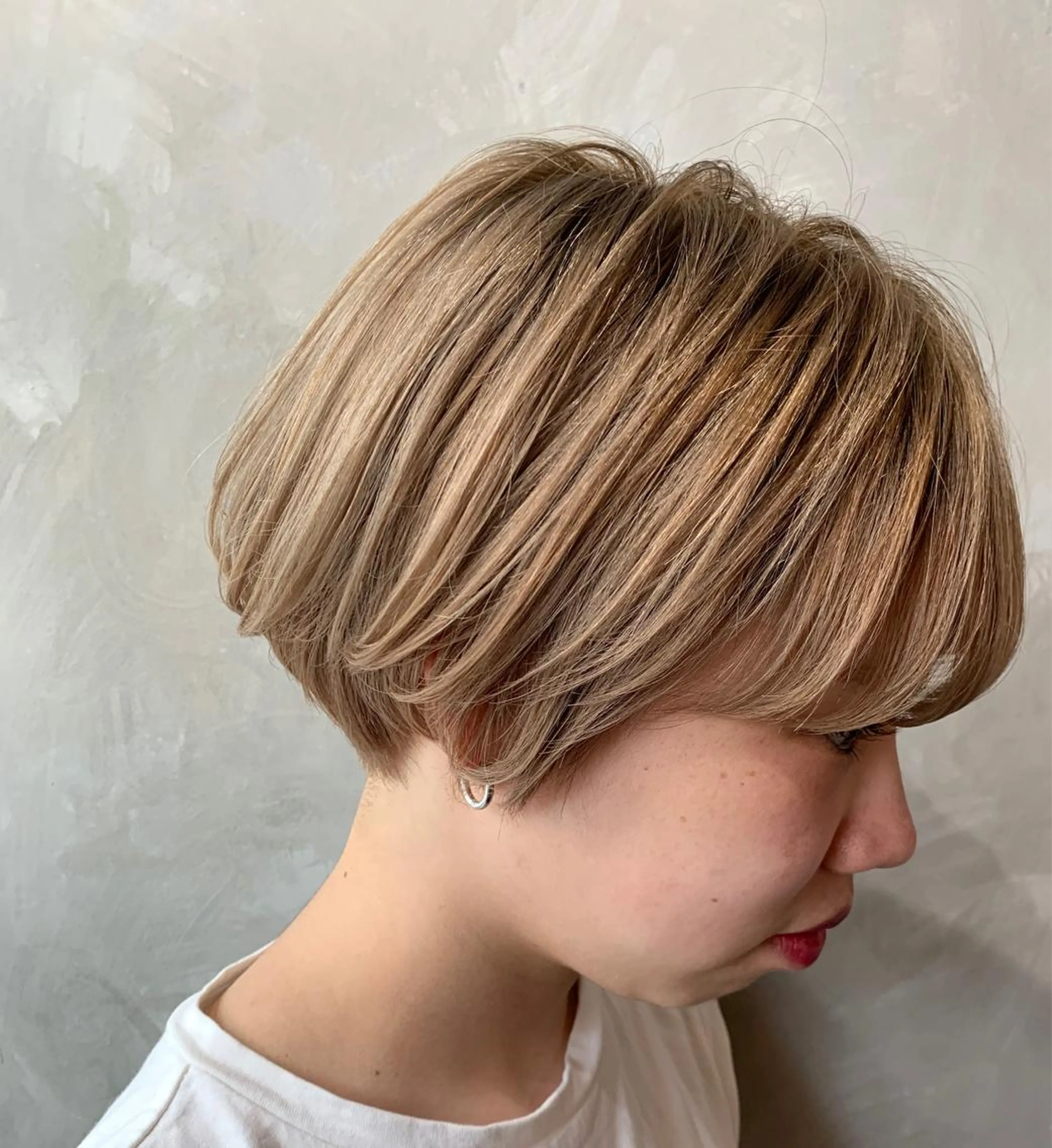ショート カラー ショートボブ ベージュカラー ボブ ショートヘア friity所属・🕊️ HONOKAのヘアスタイル