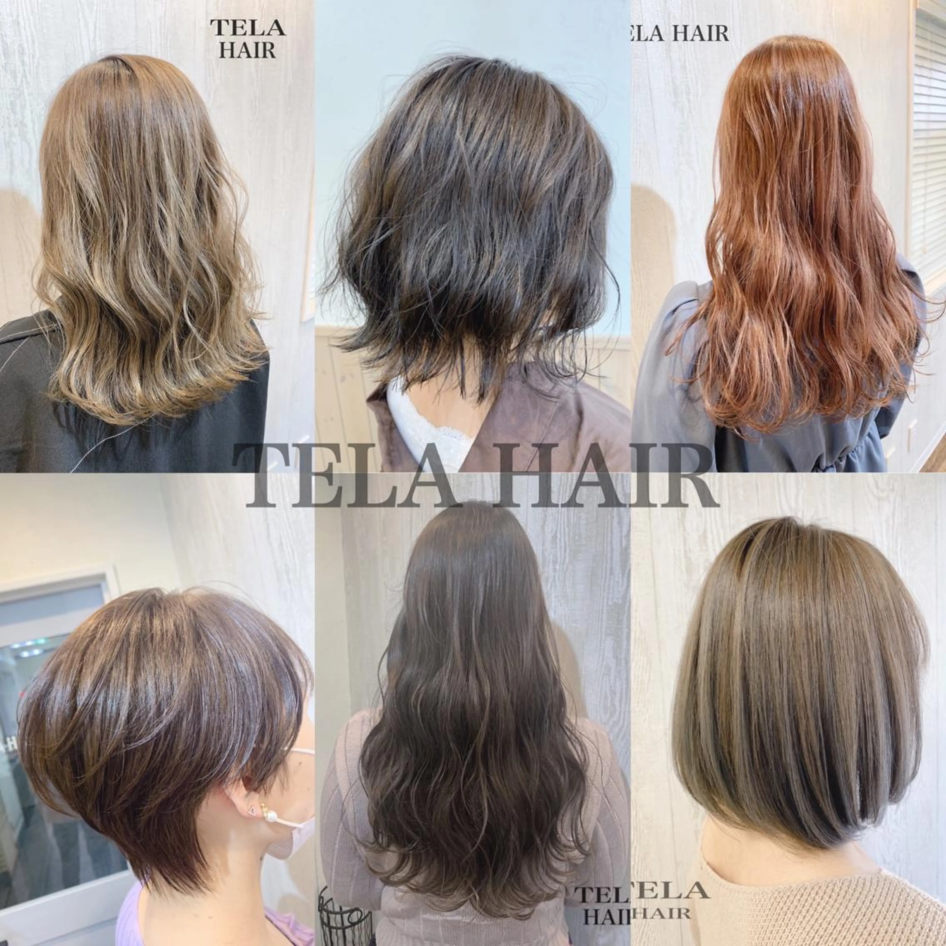 ミディアム カラー ヘアアレンジ HUENEST アカデミーサロンのヘアスタイル