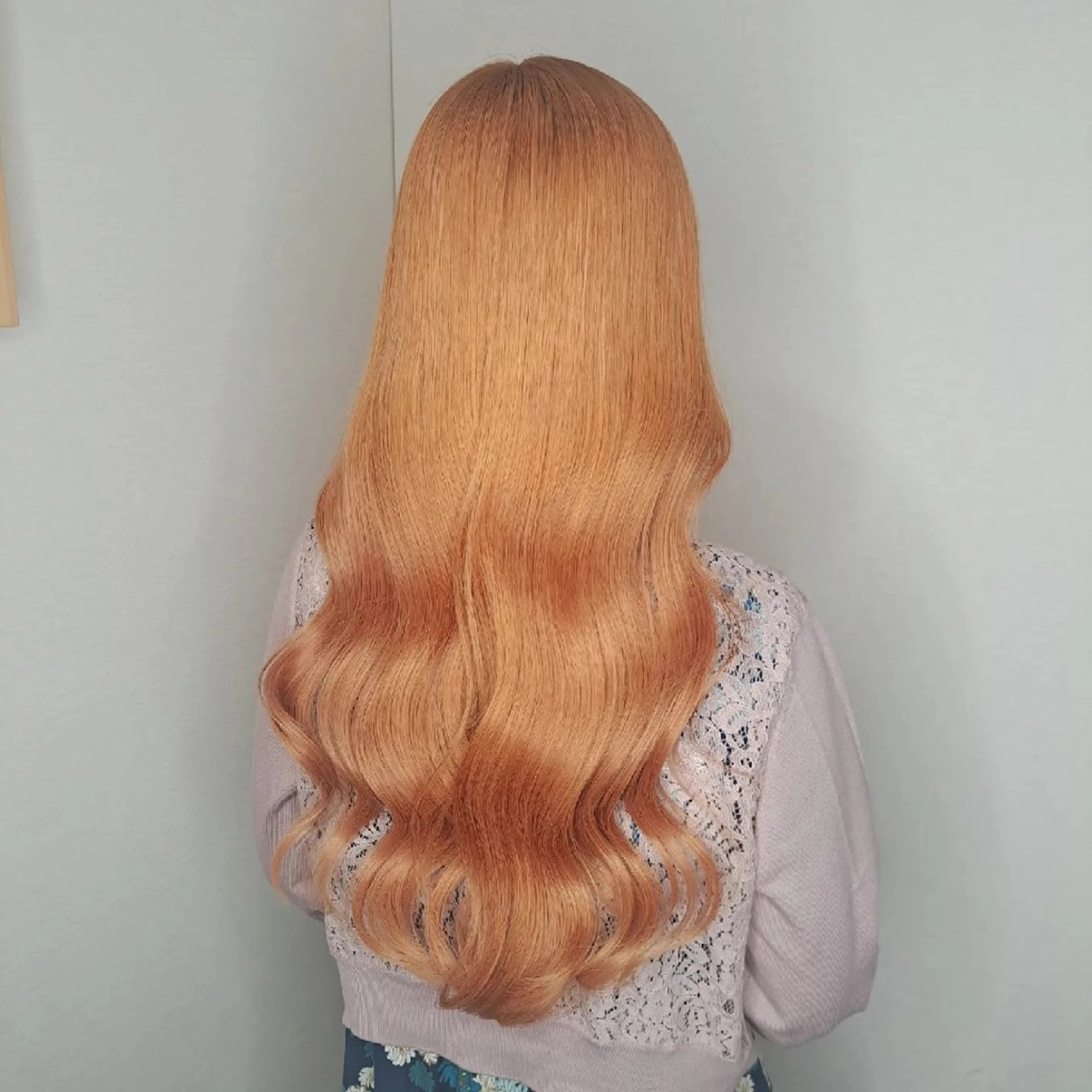 ロング カラー オレンジ ヘアカラー HIME. ＊*ヒメドットのヘアスタイル