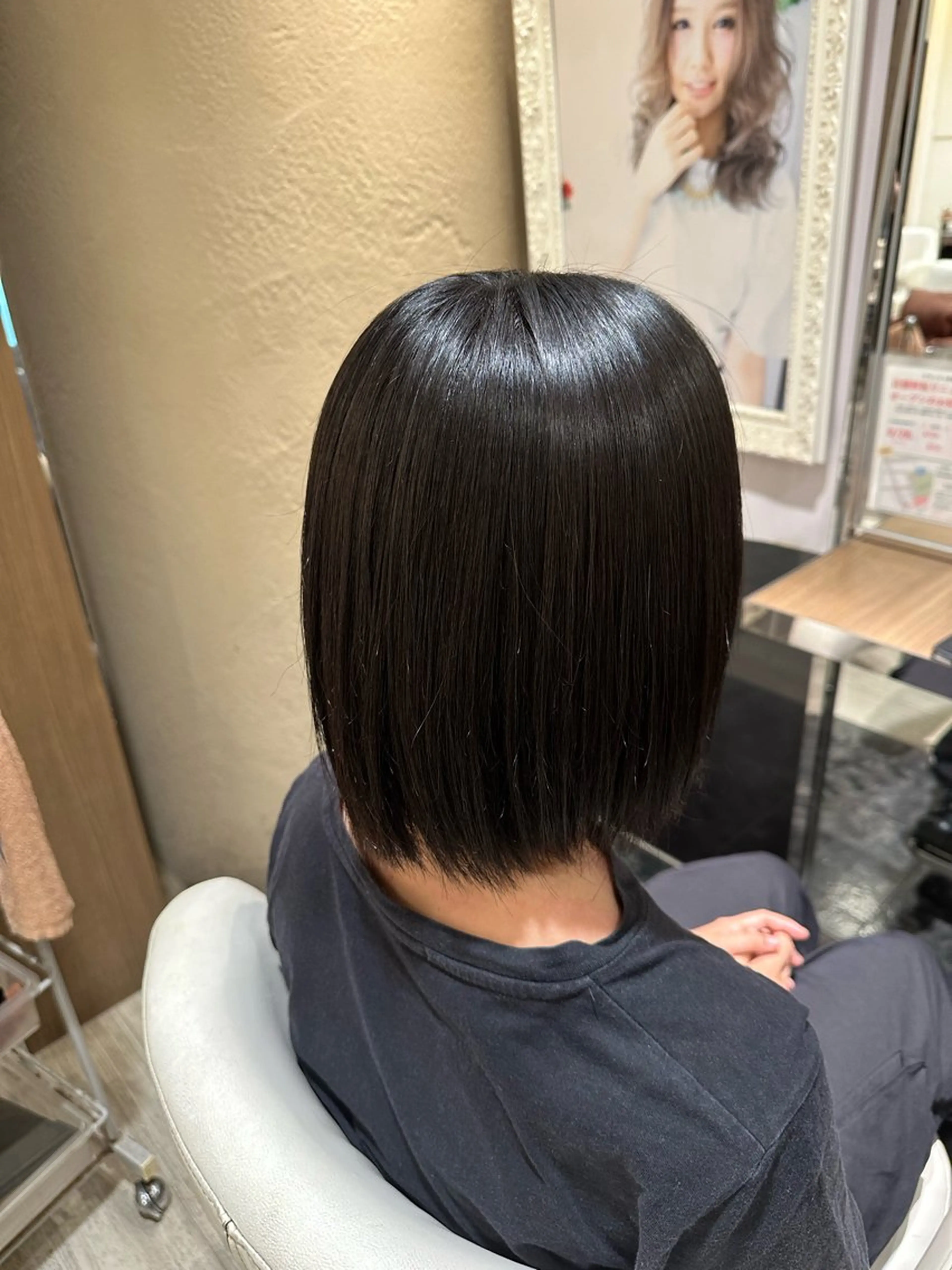 ショート 縮毛矯正 グランジュ京橋店所属・石田 頌のヘアスタイル