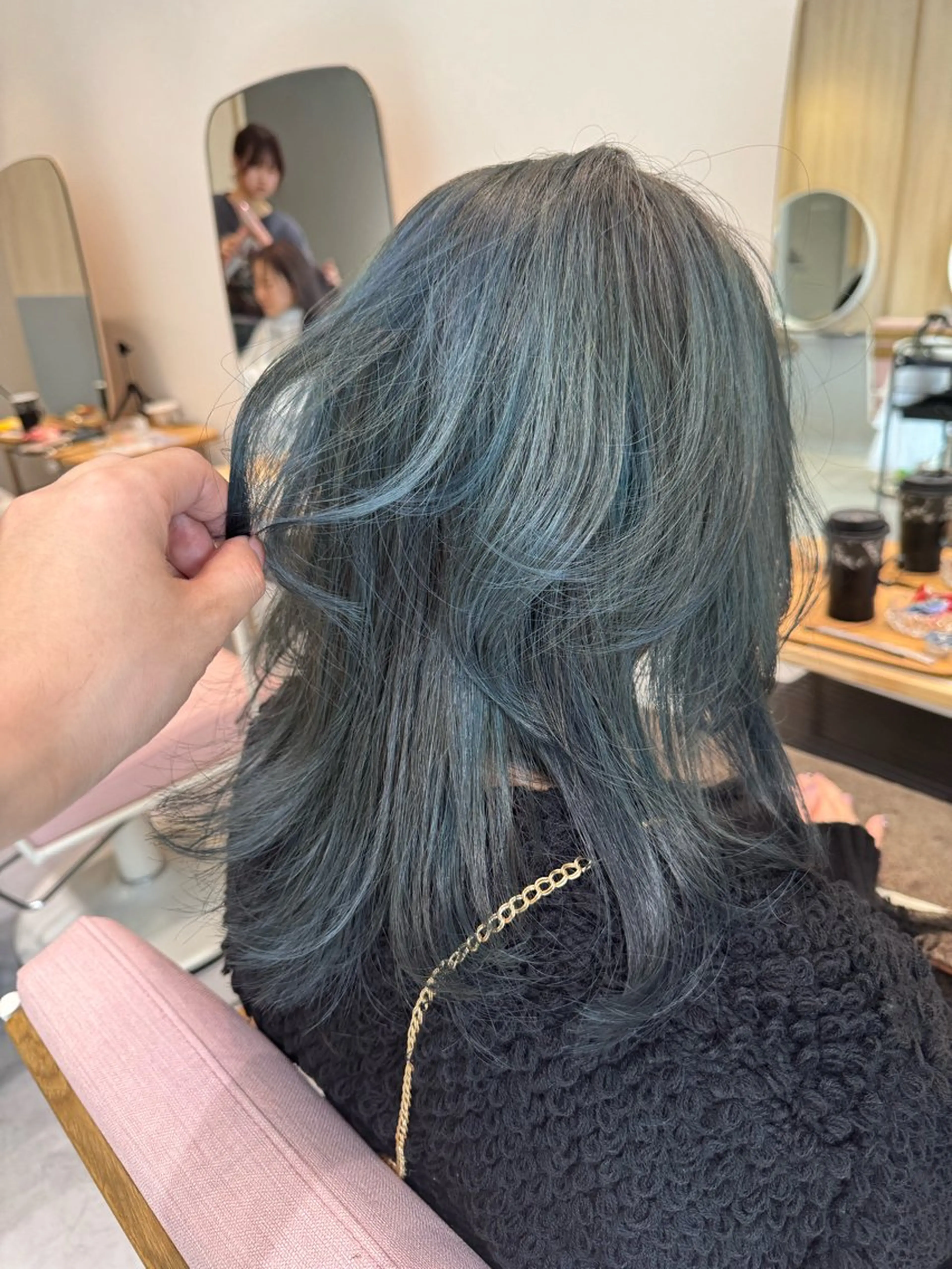 セミロング カラー カット トリートメント ヘアセット ✂️似合わせの魔術師 石田一樹✂️のヘアスタイル