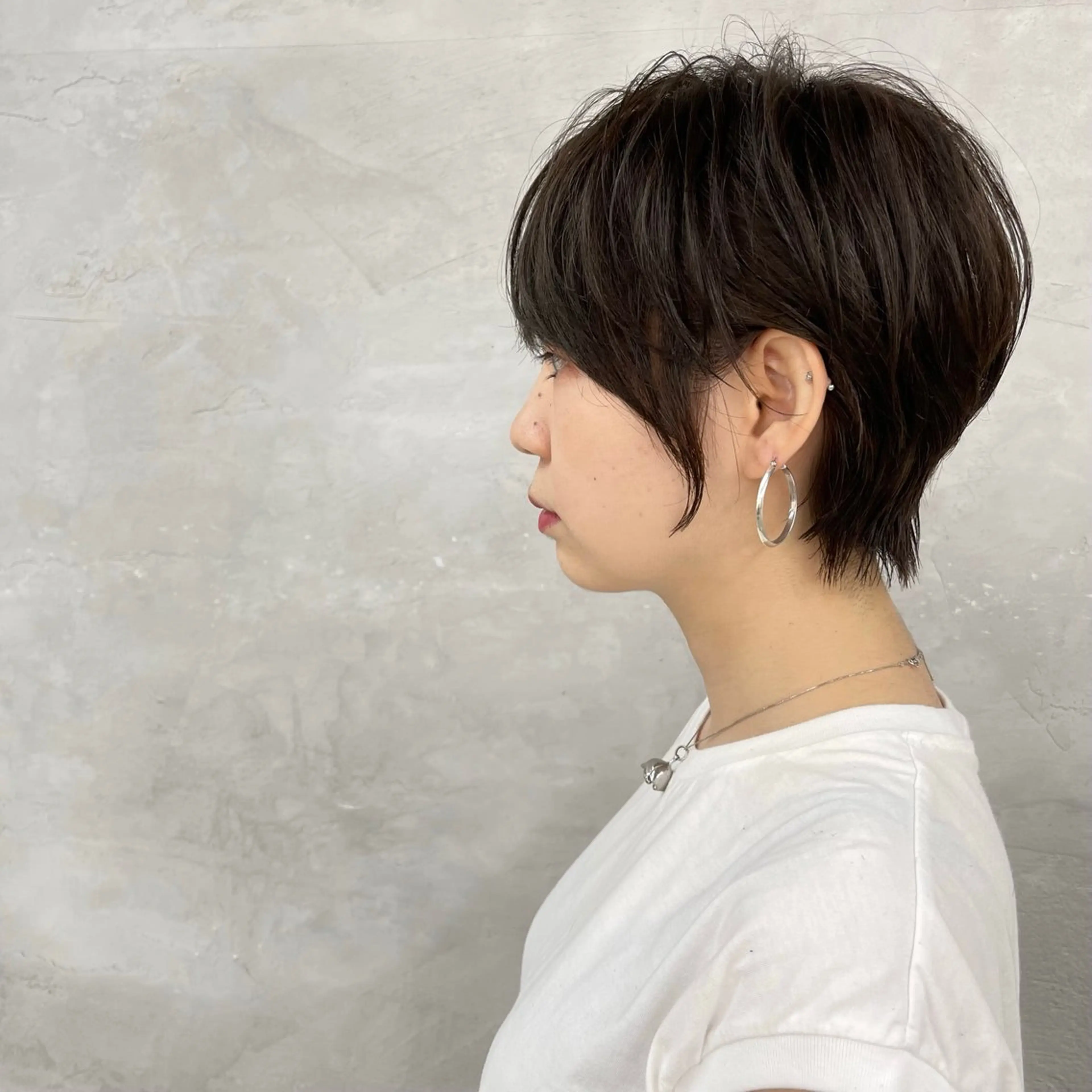 ショート カラー ボブ くびれヘア カット ヘアカラー トリートメント 田畑 智規のヘアスタイル