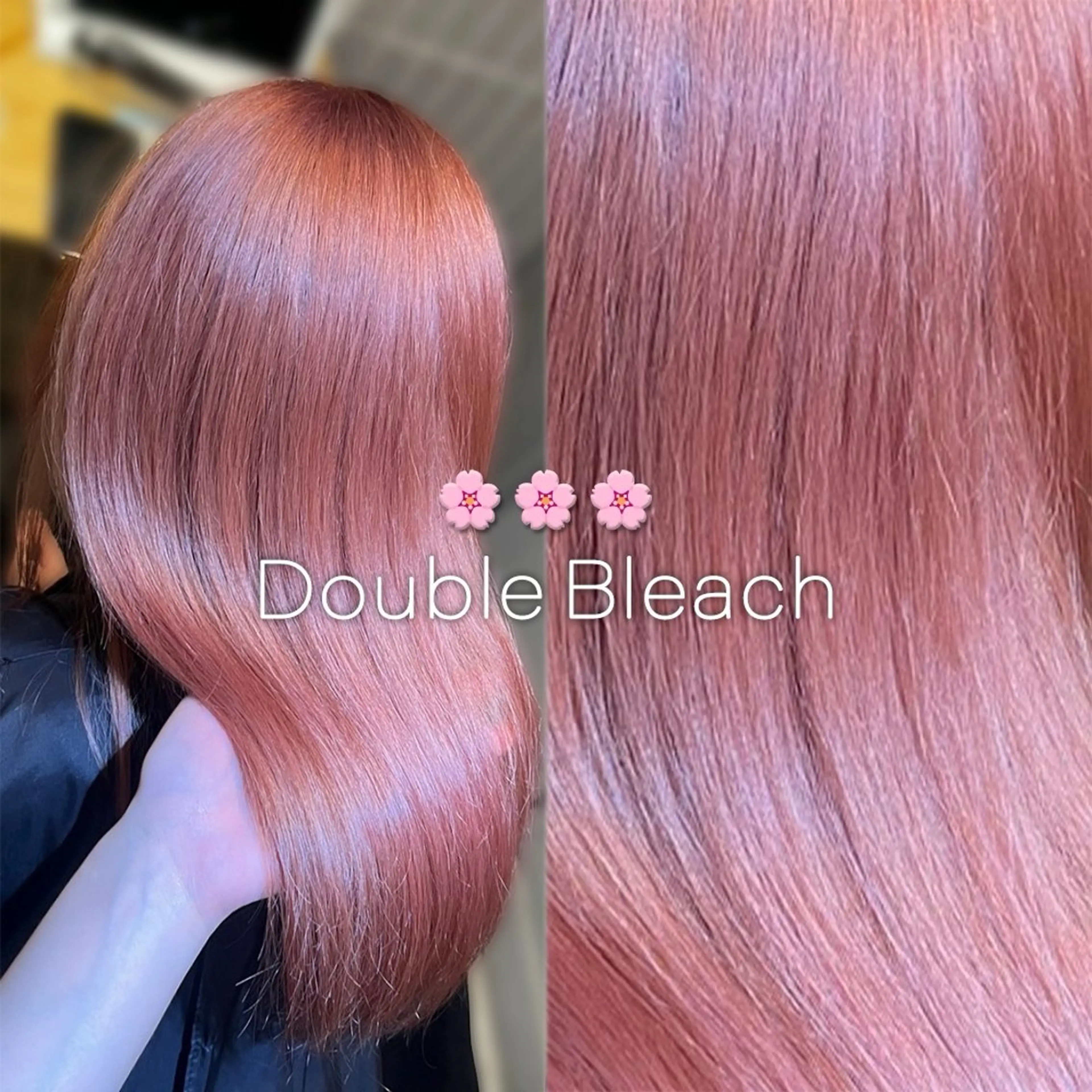 ロング カラー ブリーチ ハイトーンカラー ヘアカラー トリートメント ラフィスヘアードープ所属・👑髪質改善Wカラー /グレージュ/アユカのヘアスタイル