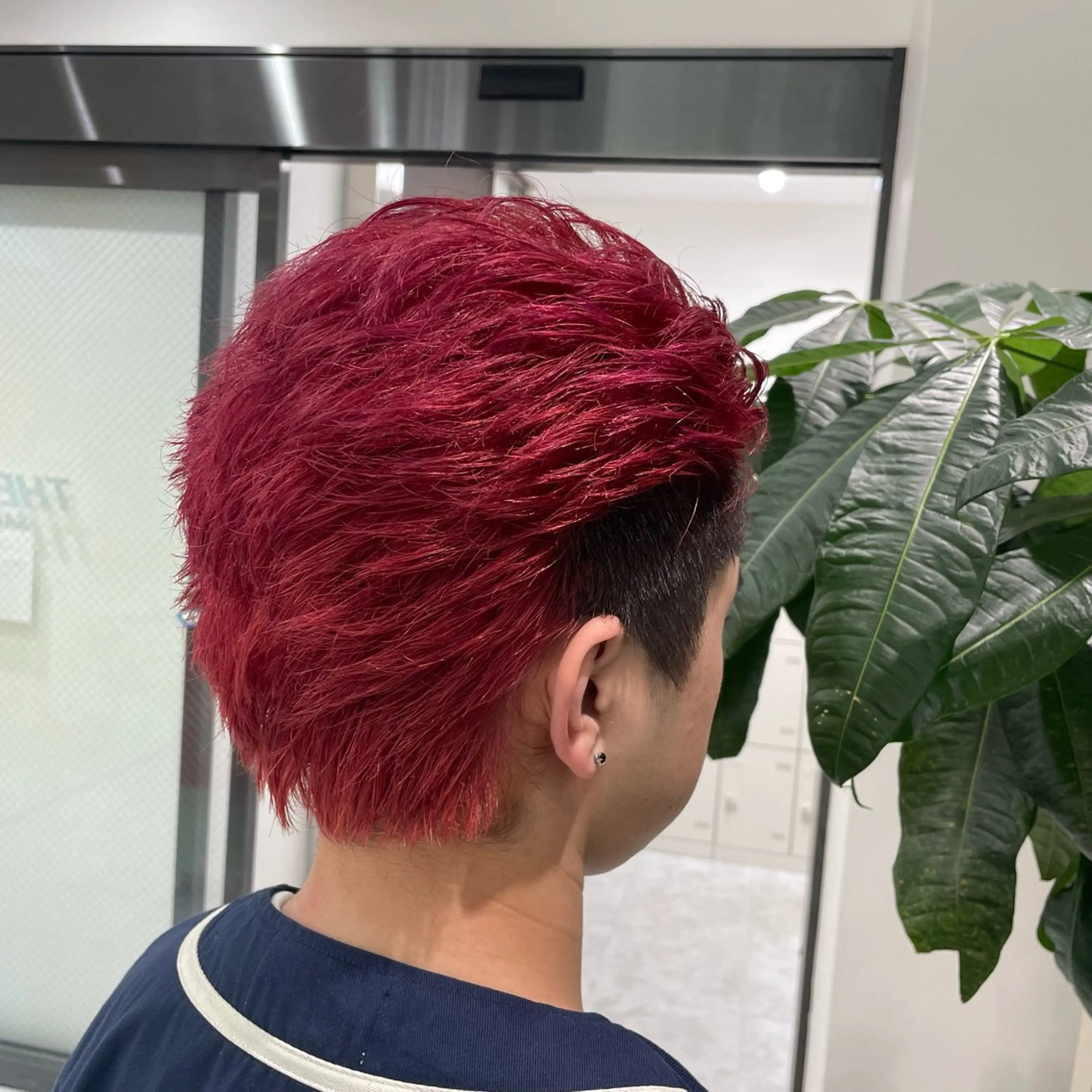 ショート カラー ピンクカラー レッドカラー ♡ブリーチカラー♡ Mirioのヘアスタイル