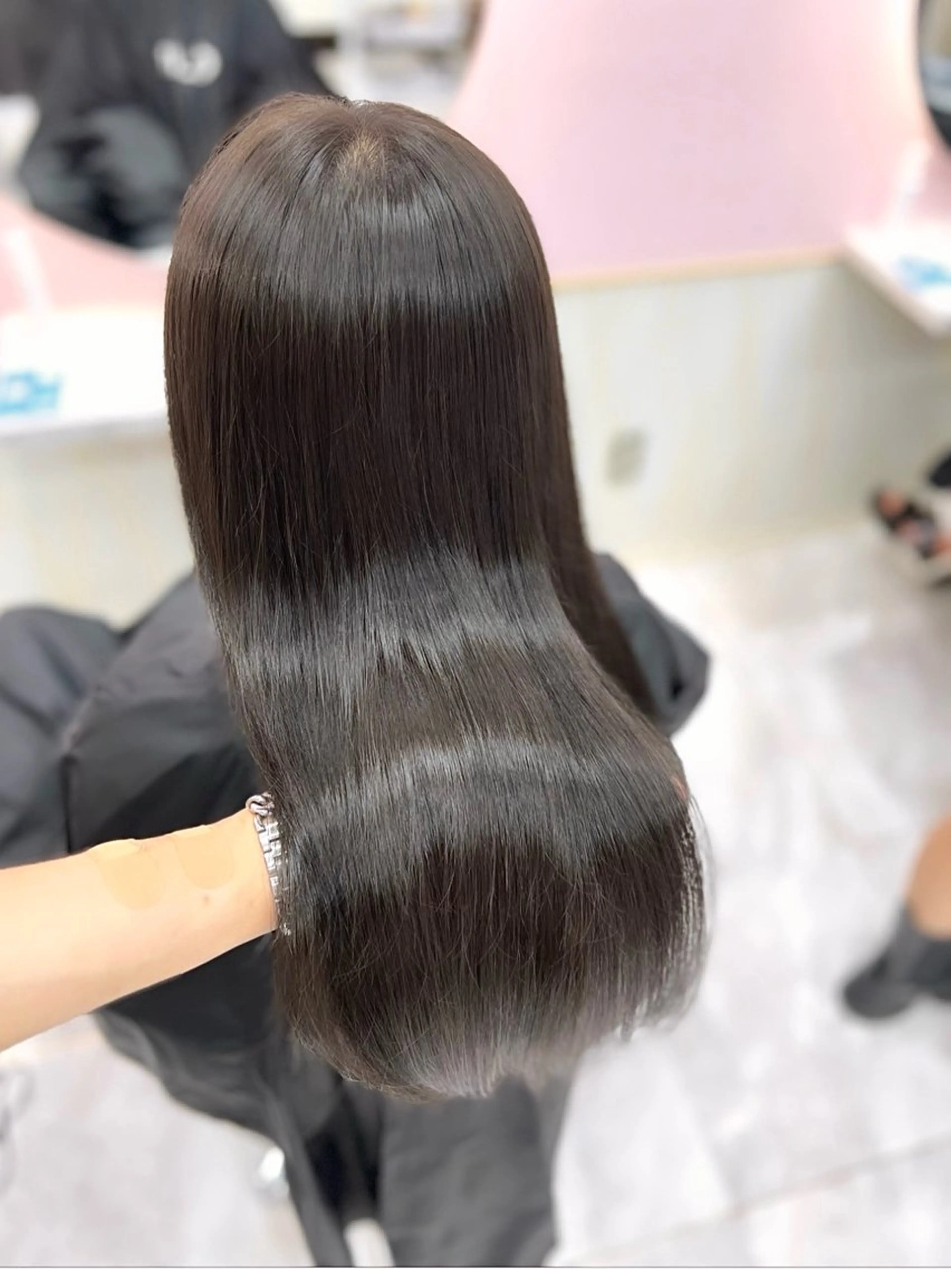 ロング 韓国/縮毛矯正/ カンタのヘアスタイル