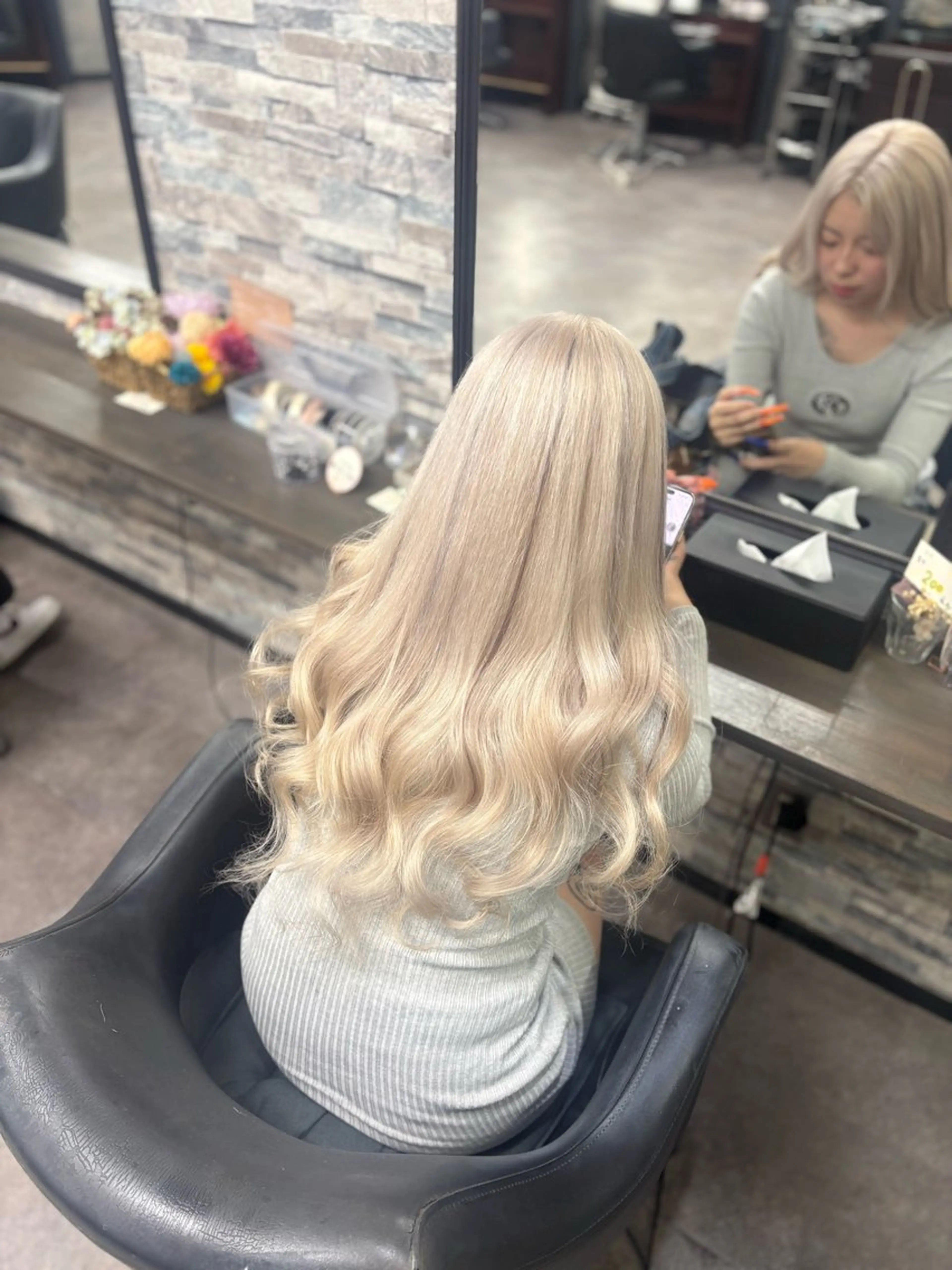 ロング カラー BIZE 💚りょうか💚のヘアスタイル