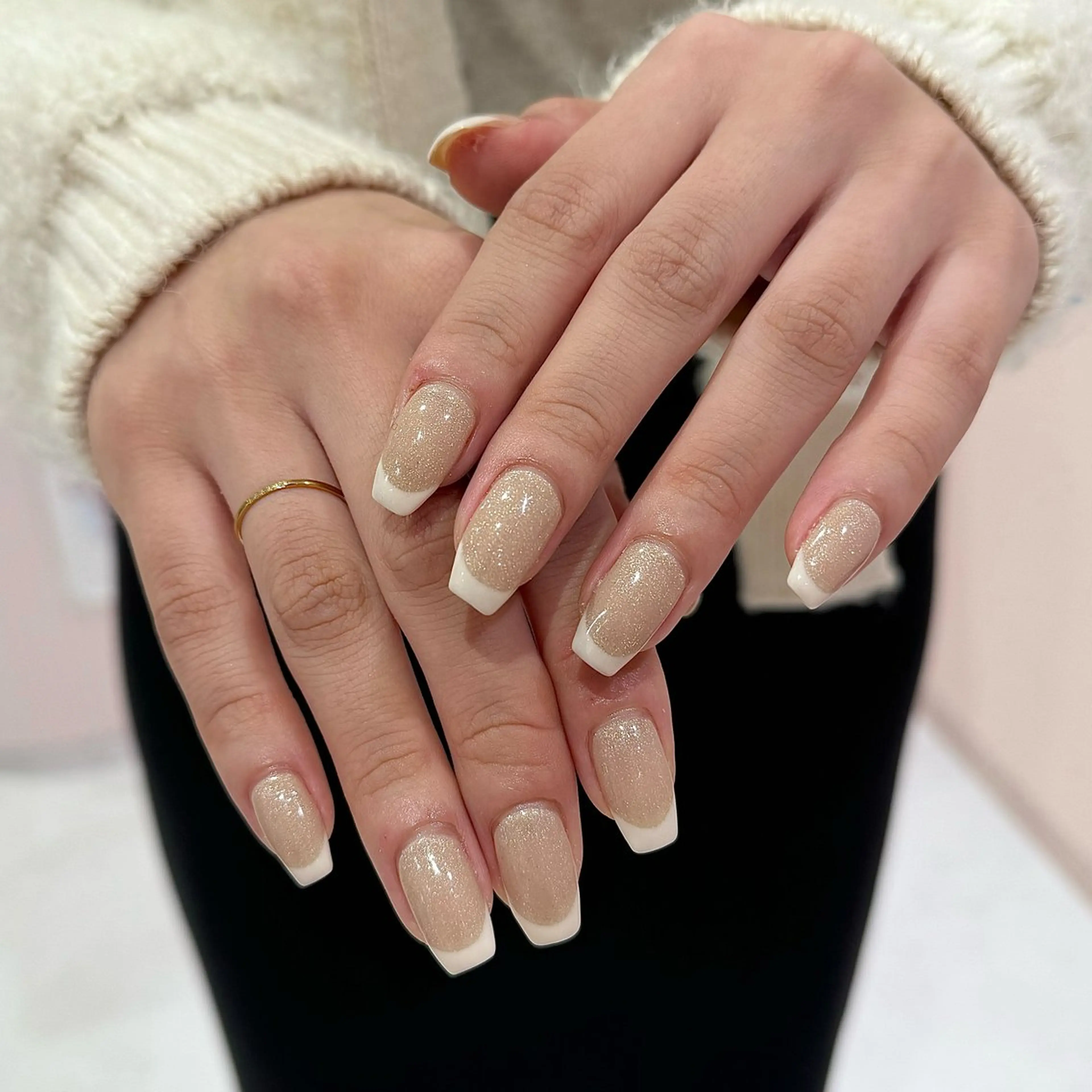 ネイル フレンチネイル ワンカラーネイル LUCY NAIL&EYE所属・LUCY 心斎橋店/ Riko🎀のネイルデザイン