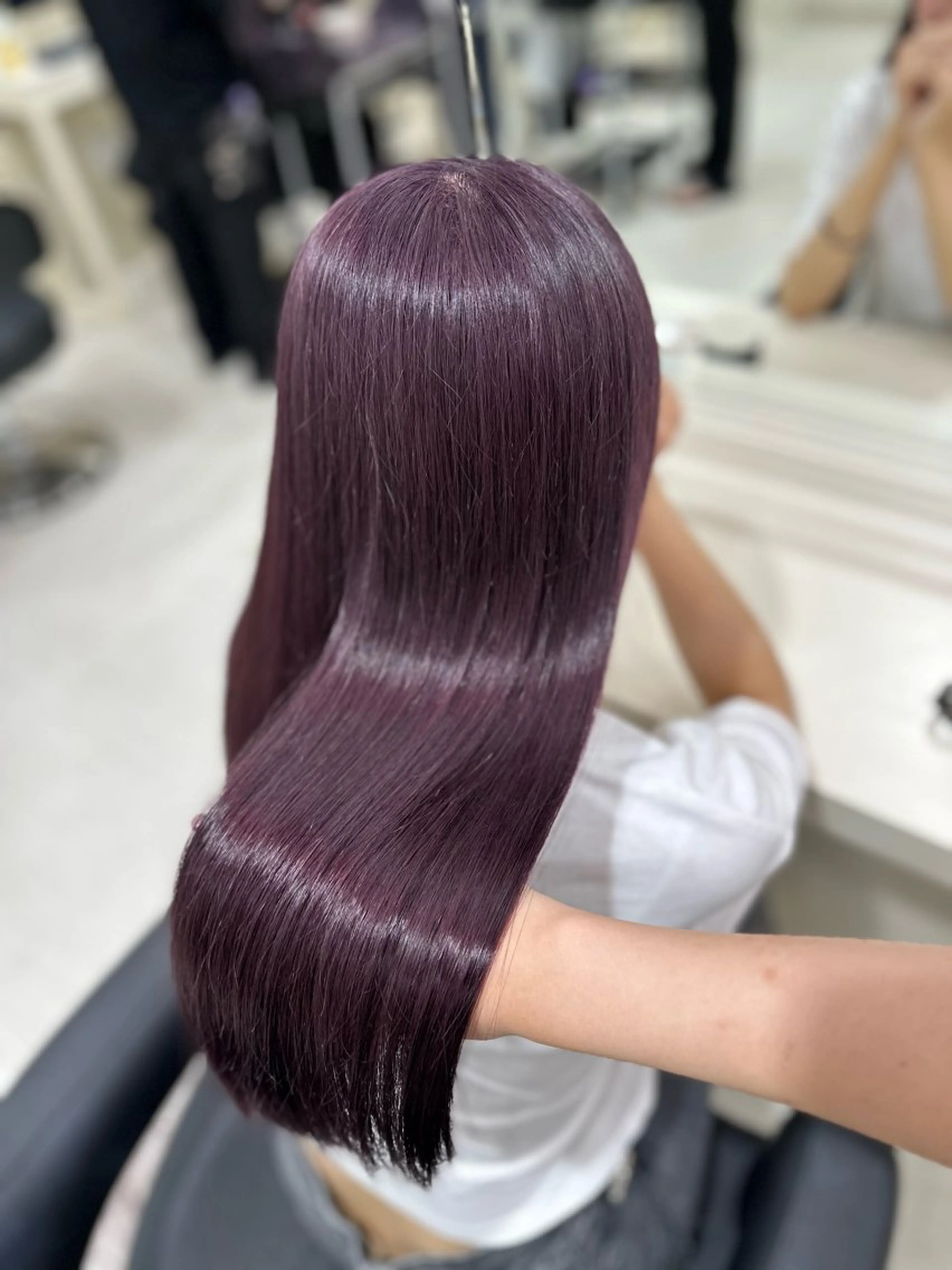 ロング カラー ヘアアレンジ ヘアカラー 🎀 yuuka🎀のヘアスタイル