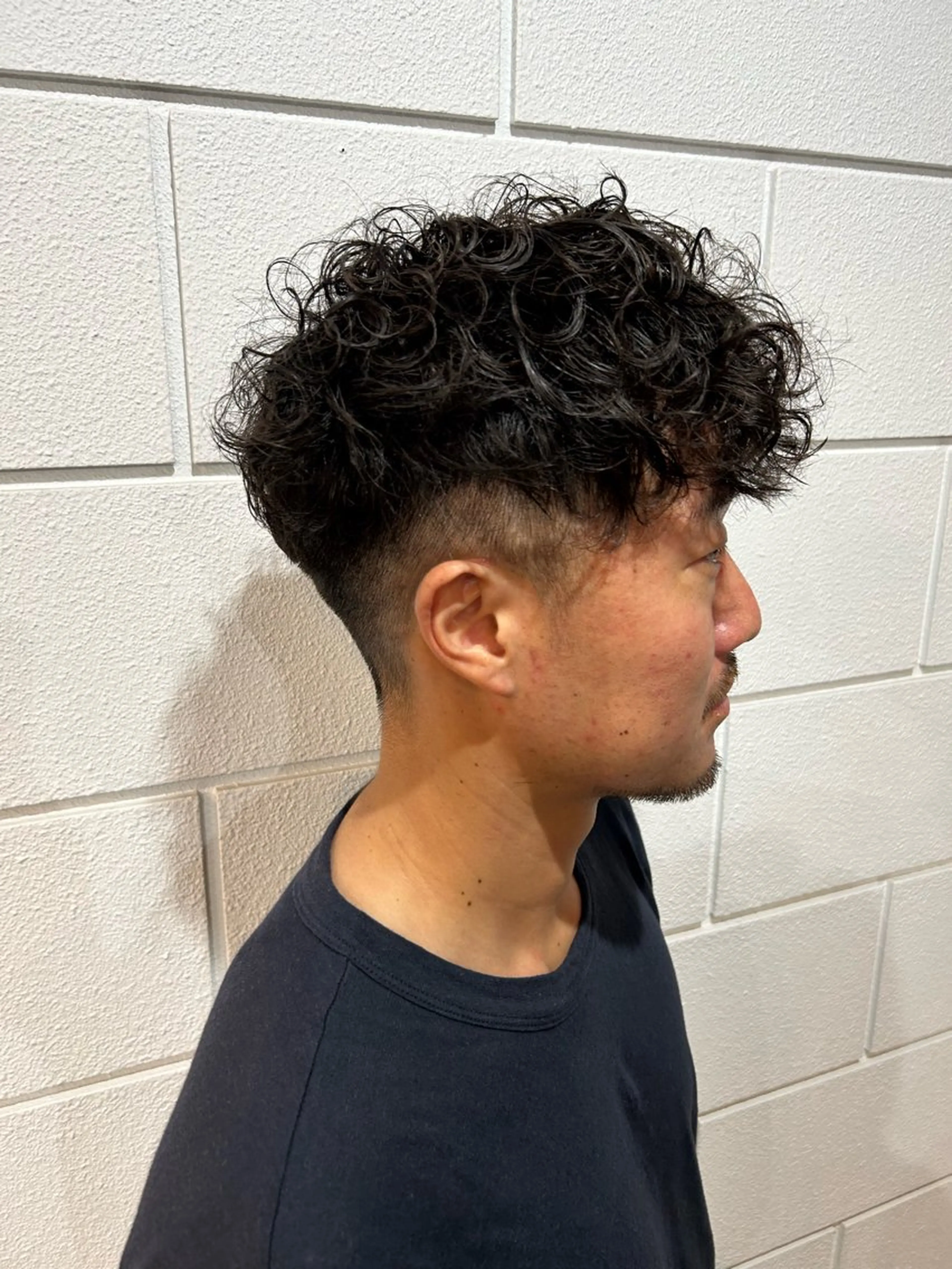 パーマ メンズ 相澤 拳のヘアスタイル