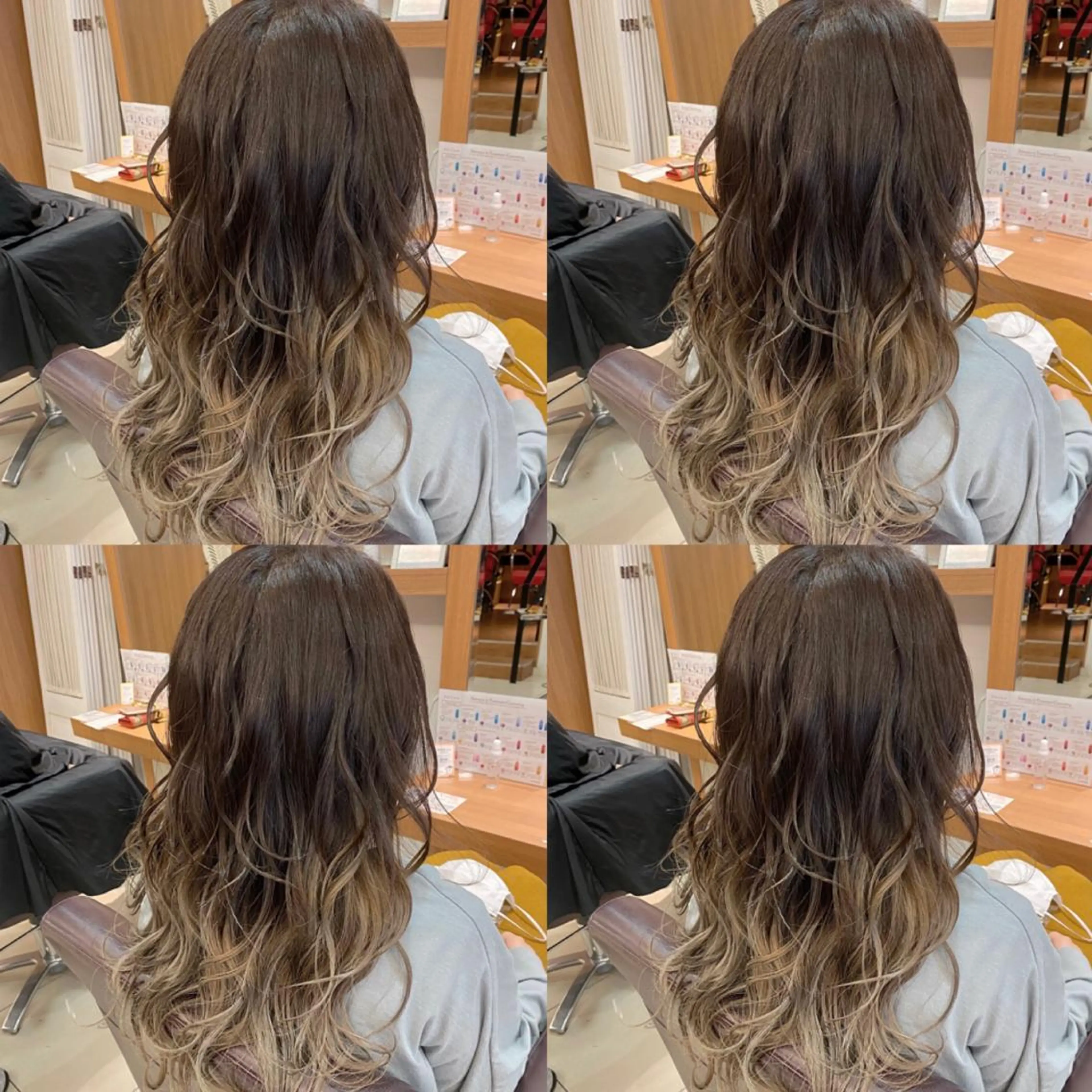 ロング ヘアカラー トリートメント 【カラー指名No 1✨】原田響のヘアスタイル